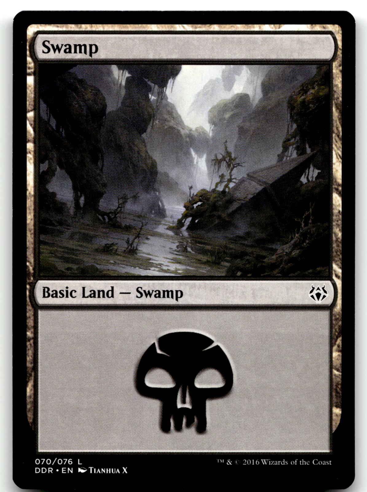 Swamp (070) 70 Land Duel Decks: Nissa vs. Ob Nixilis Magic: The Gathering NM