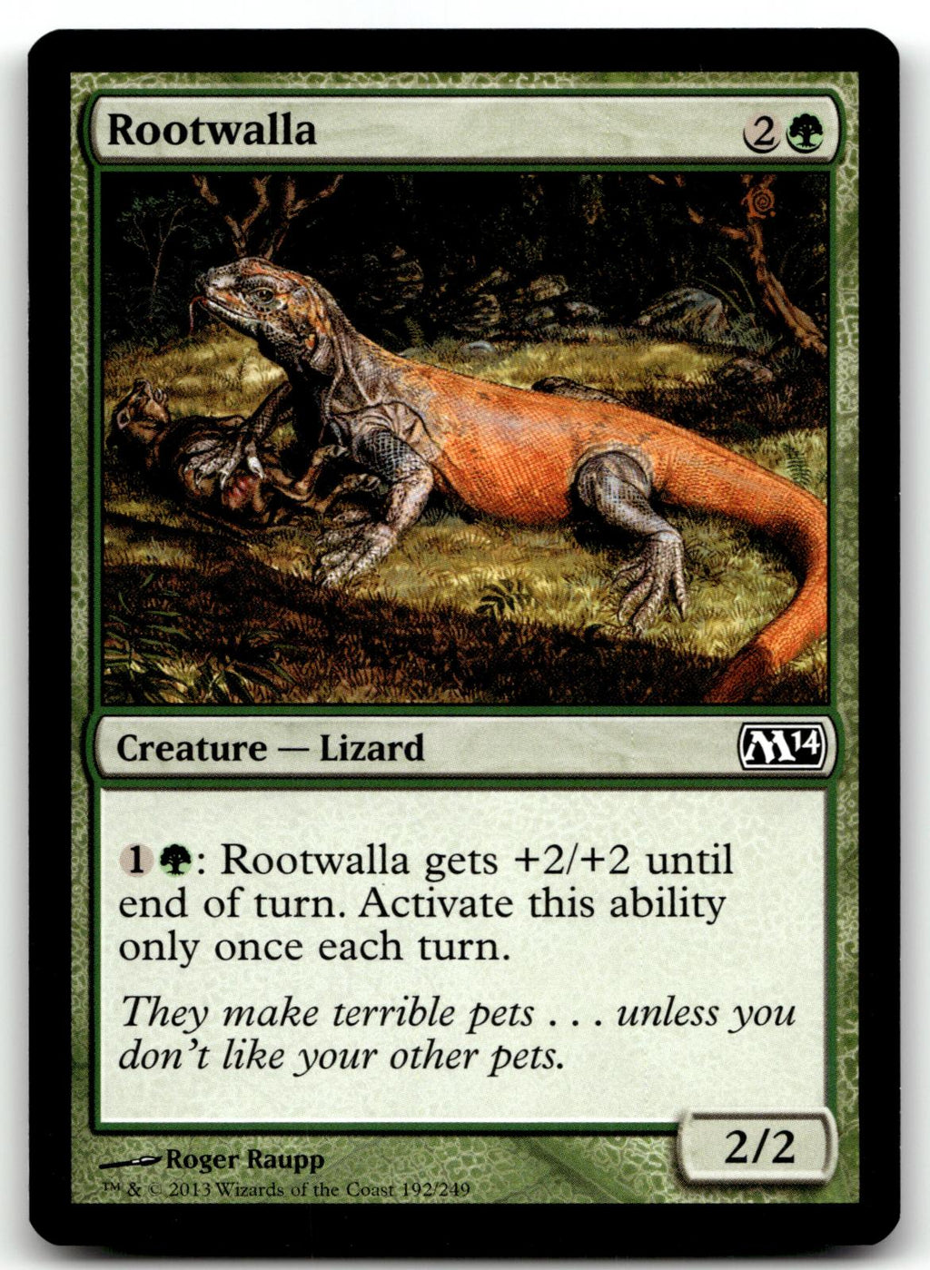 Rootwalla 192 Common Magic 2014 (M14) Magic: The Gathering Near Mint