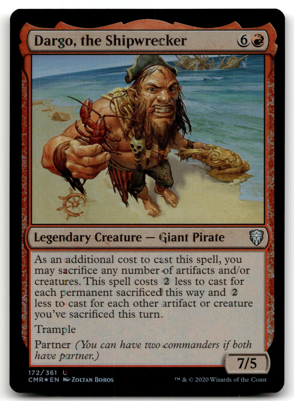 Dargo, the Shipwrecker 172 Commander Legends Magic: The Gathering Foil NM