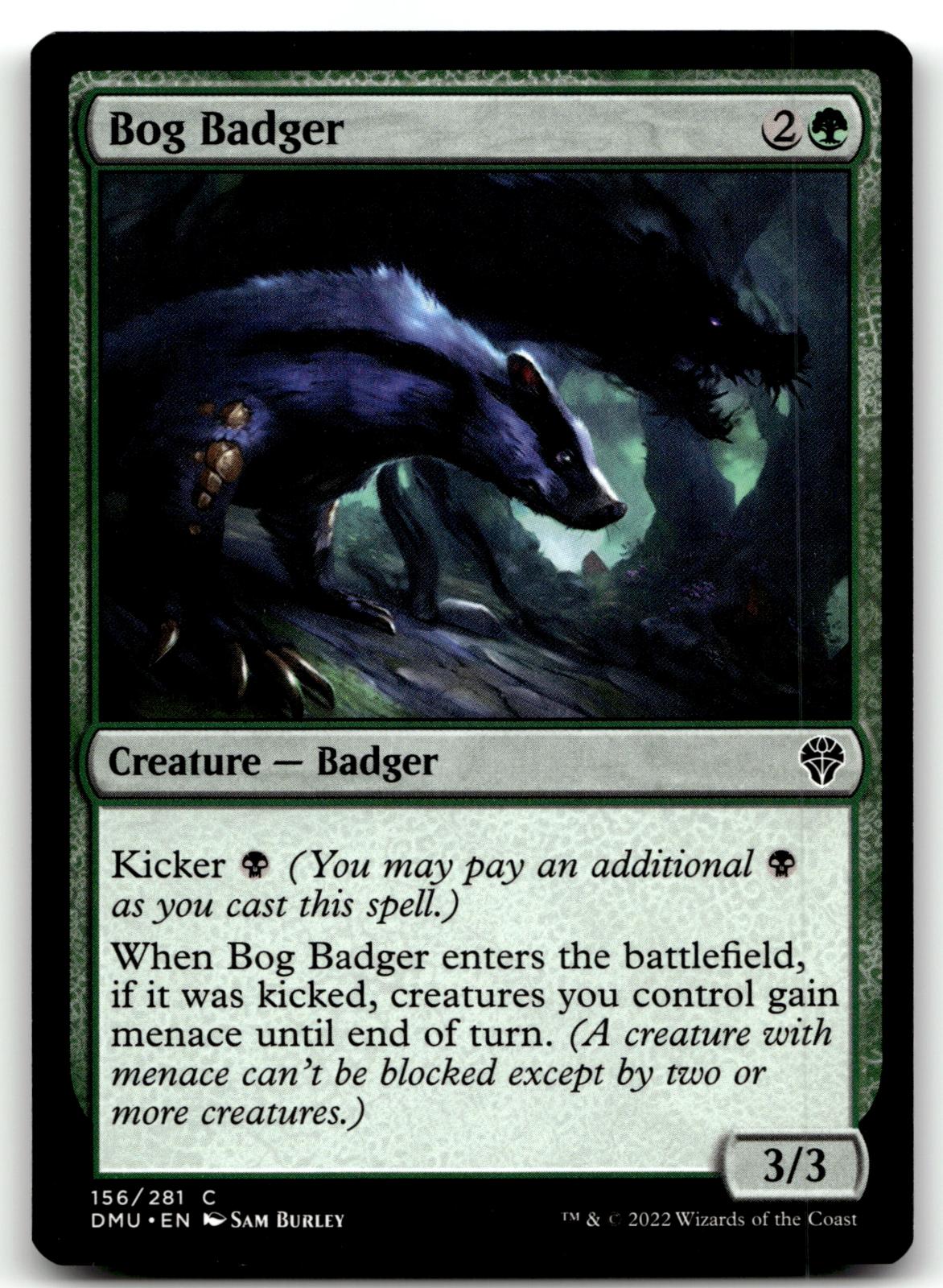 Bog Badger 156 Common Dominaria United Magic: The Gathering Near Mint