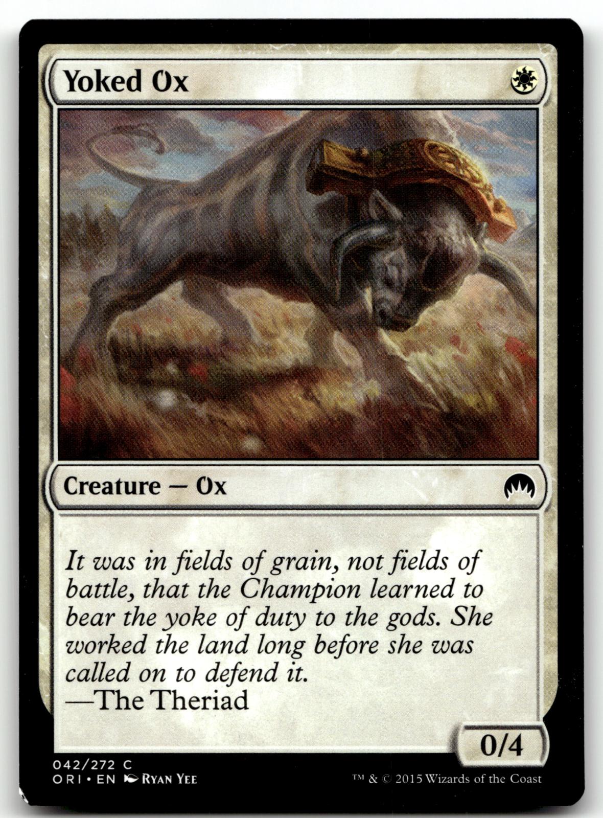 Yoked Ox 42 Common Magic Origins Magic: The Gathering Near Mint
