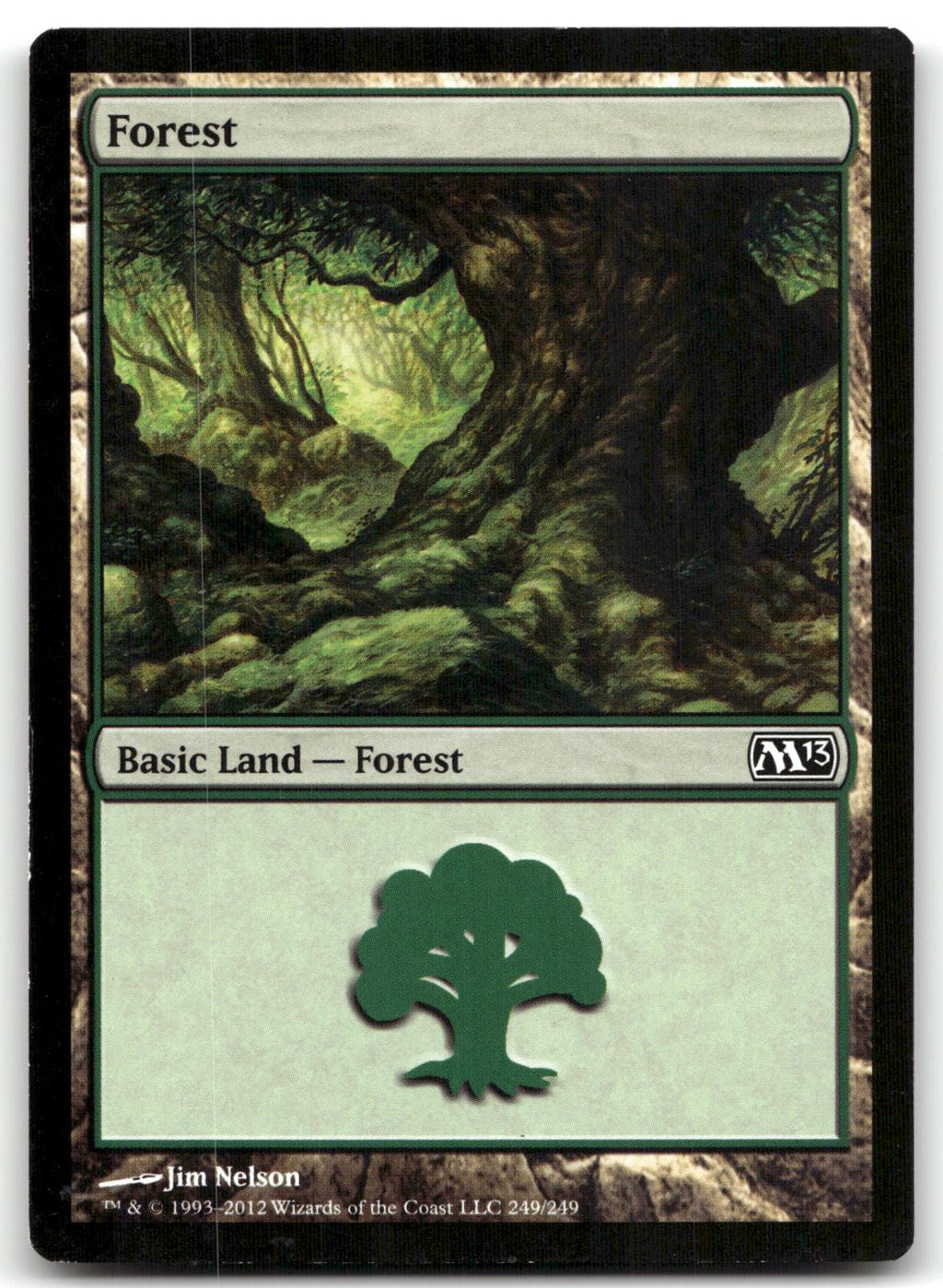 Forest (249) 249 Land Magic 2013 (M13) Magic: The Gathering Near Mint