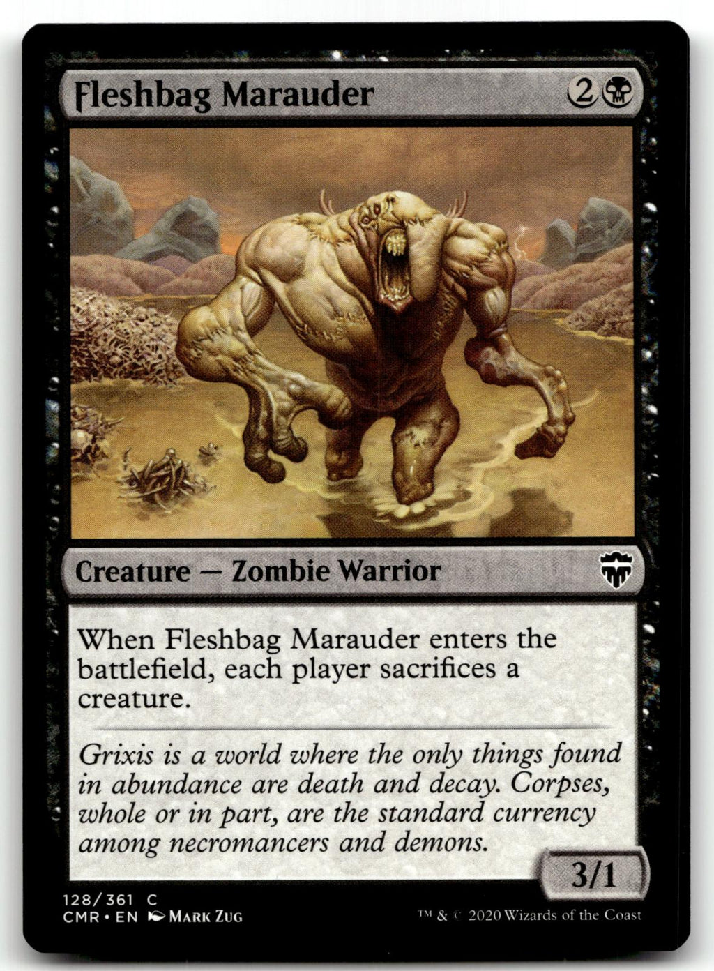 Fleshbag Marauder 128 Common Commander Legends Magic: The Gathering Near Mint