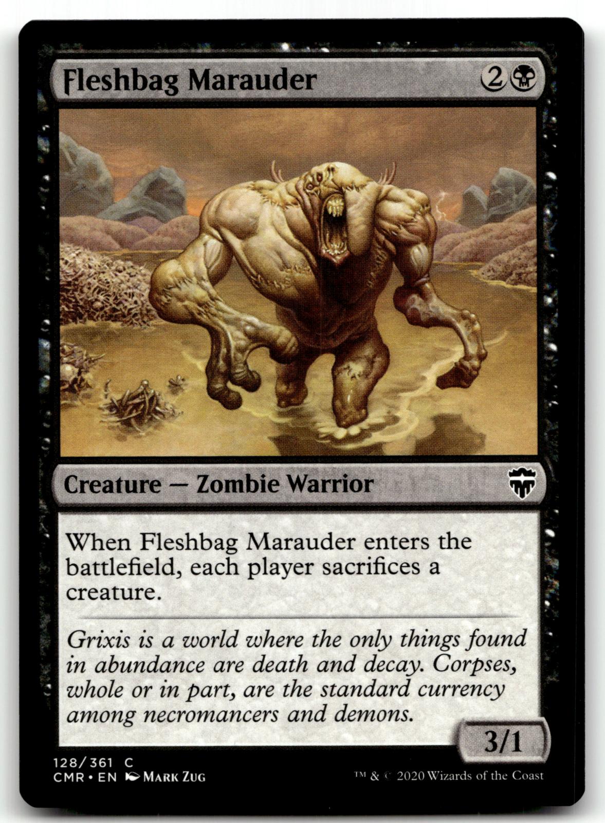 Fleshbag Marauder 128 Common Commander Legends Magic: The Gathering Near Mint