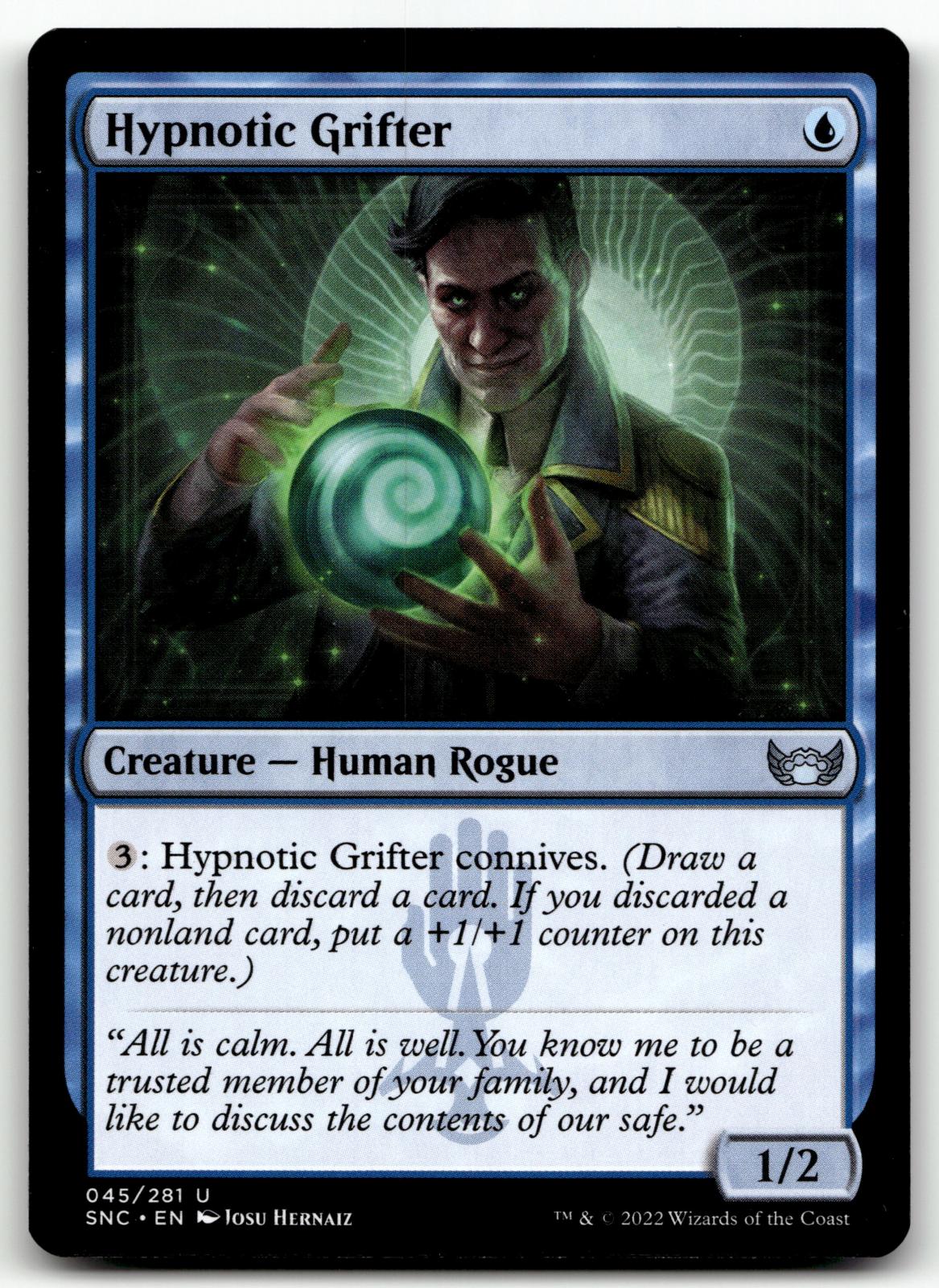 Hypnotic Grifter 45 Uncommon Streets of New Capenna Magic: The Gathering NM