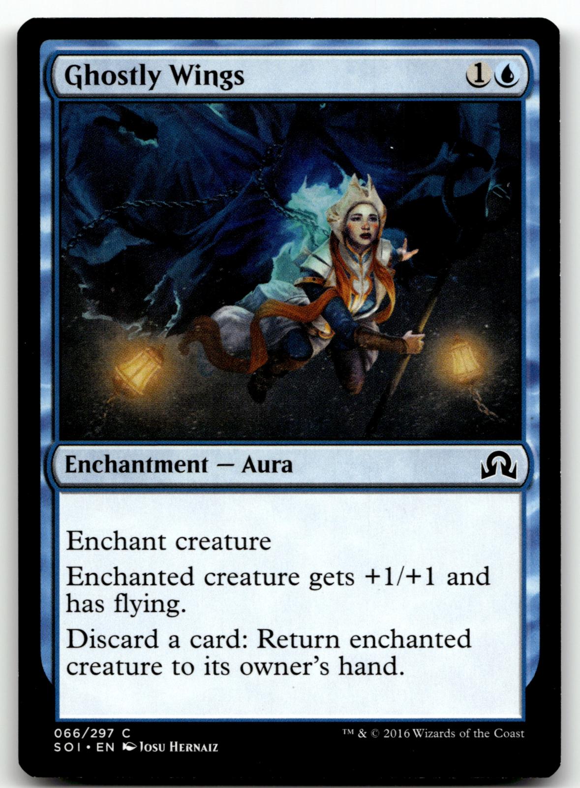 Ghostly Wings 66 Common Shadows over Innistrad Magic: The Gathering Near Mint