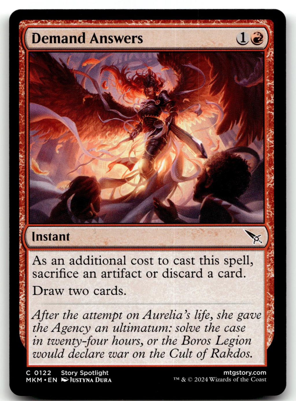Demand Answers 122 Common Murders at Karlov Manor Magic: The Gathering Near Mint