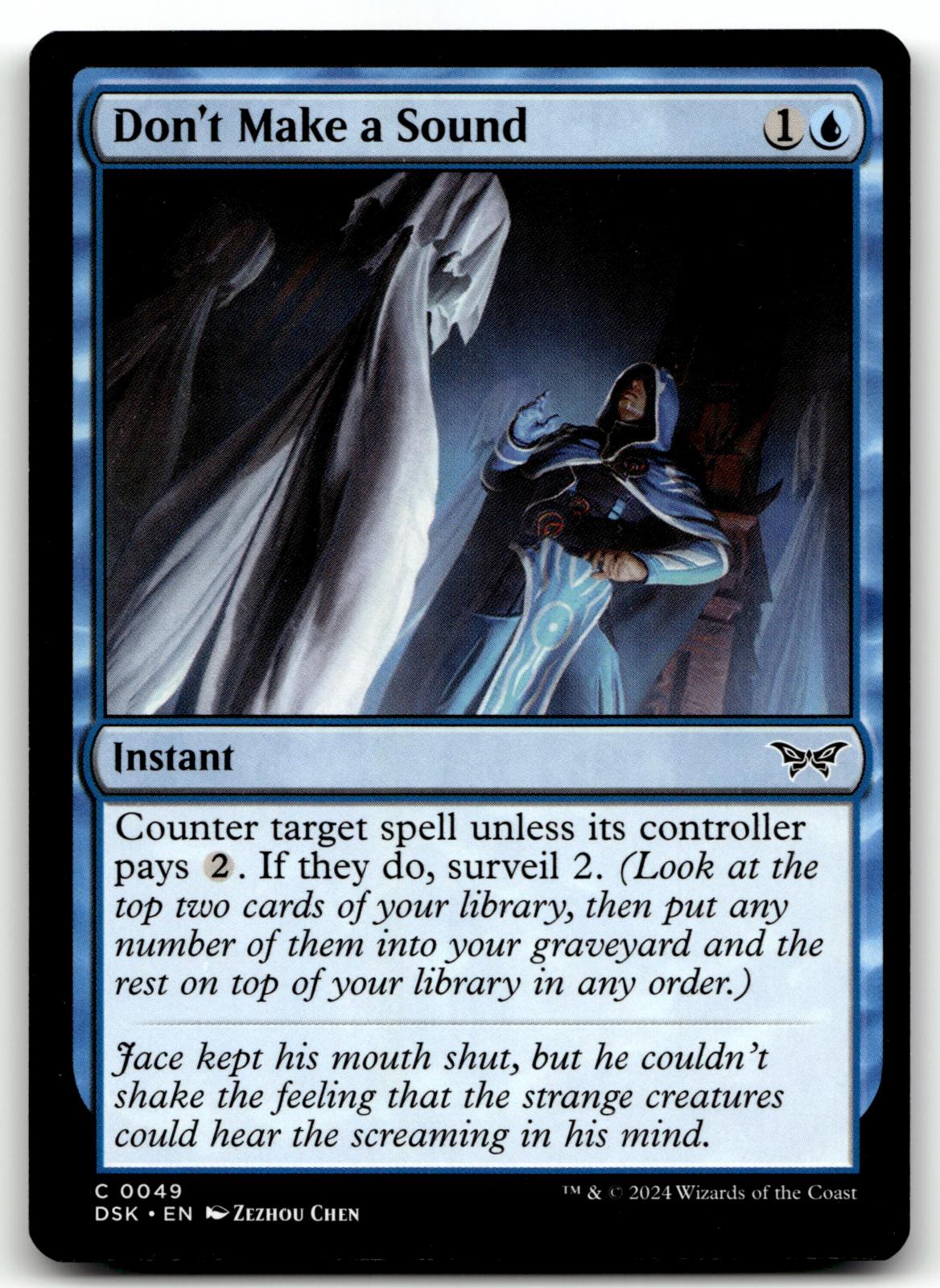 Don't Make a Sound 49 Common Duskmourn: House of Horror Magic: The Gathering NM