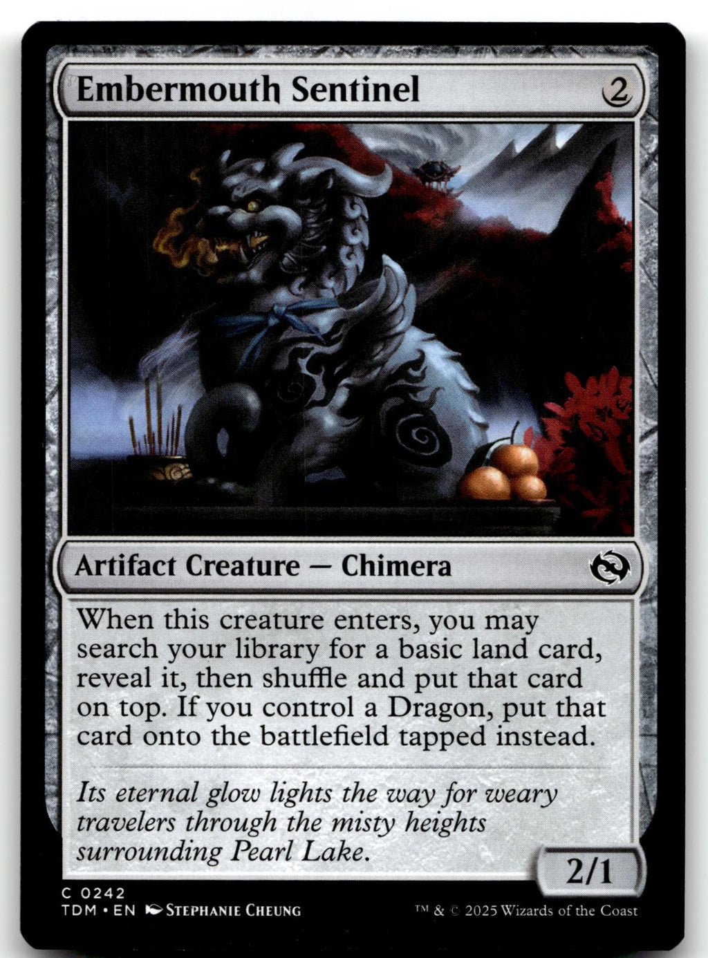 Embermouth Sentinel 242 Common Tarkir: Dragonstorm Magic: The Gathering NM
