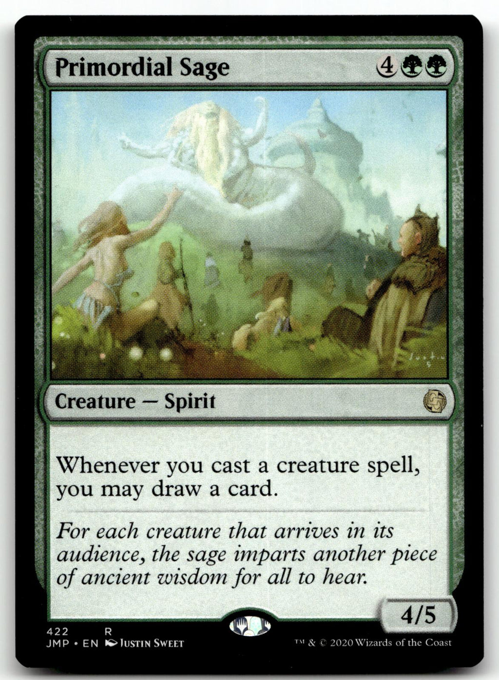 Primordial Sage 422 Rare Jumpstart Magic: The Gathering Near Mint