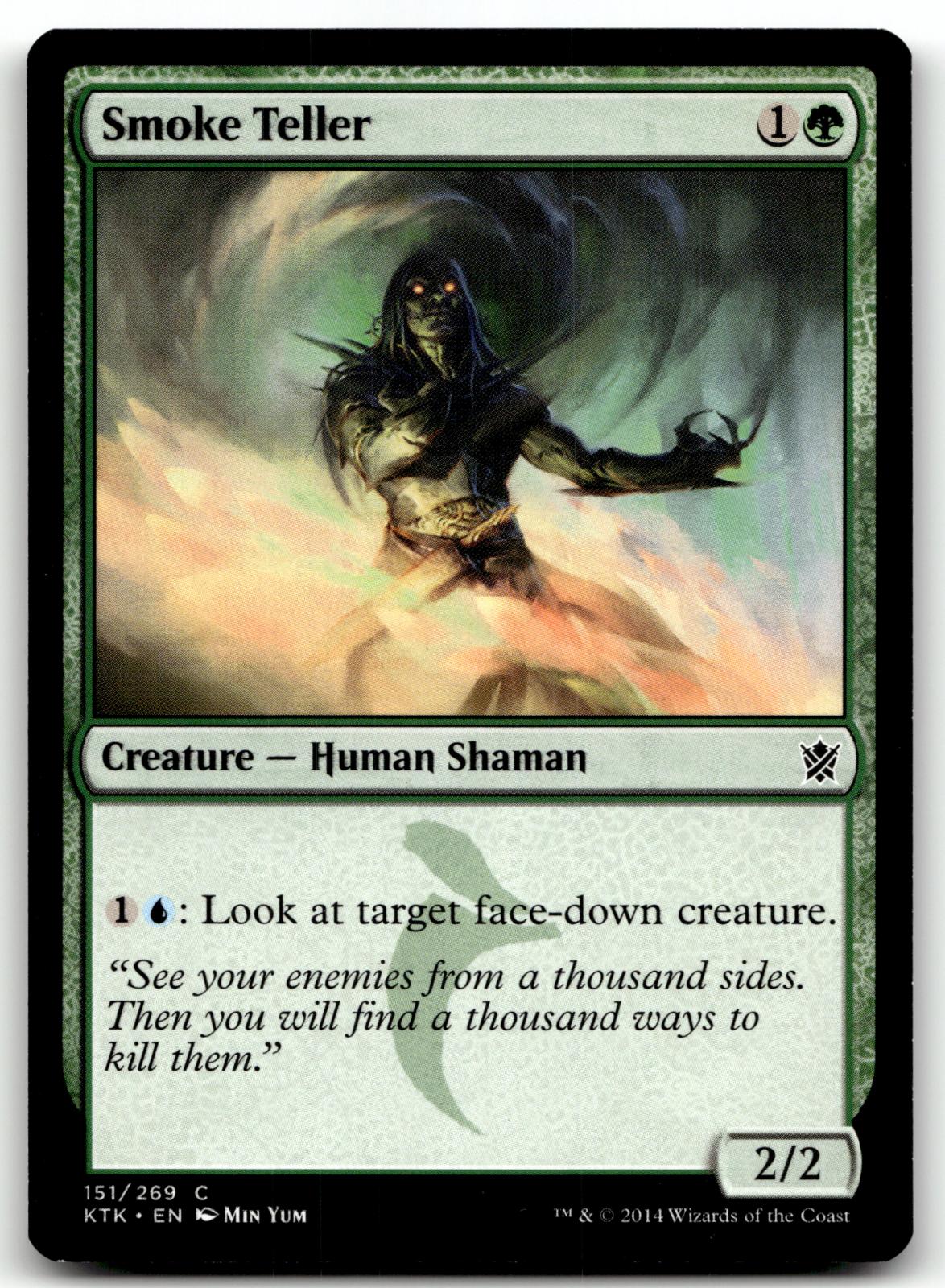 Smoke Teller 151 Common Khans of Tarkir Magic: The Gathering Near Mint