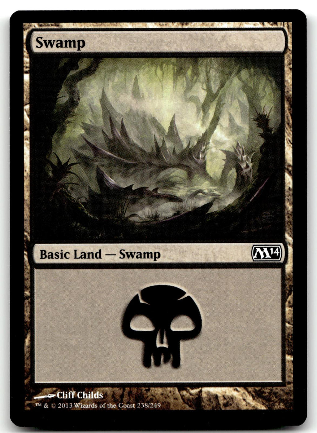 Swamp (238) 238 Land Magic 2012 (M12) Magic: The Gathering Near Mint