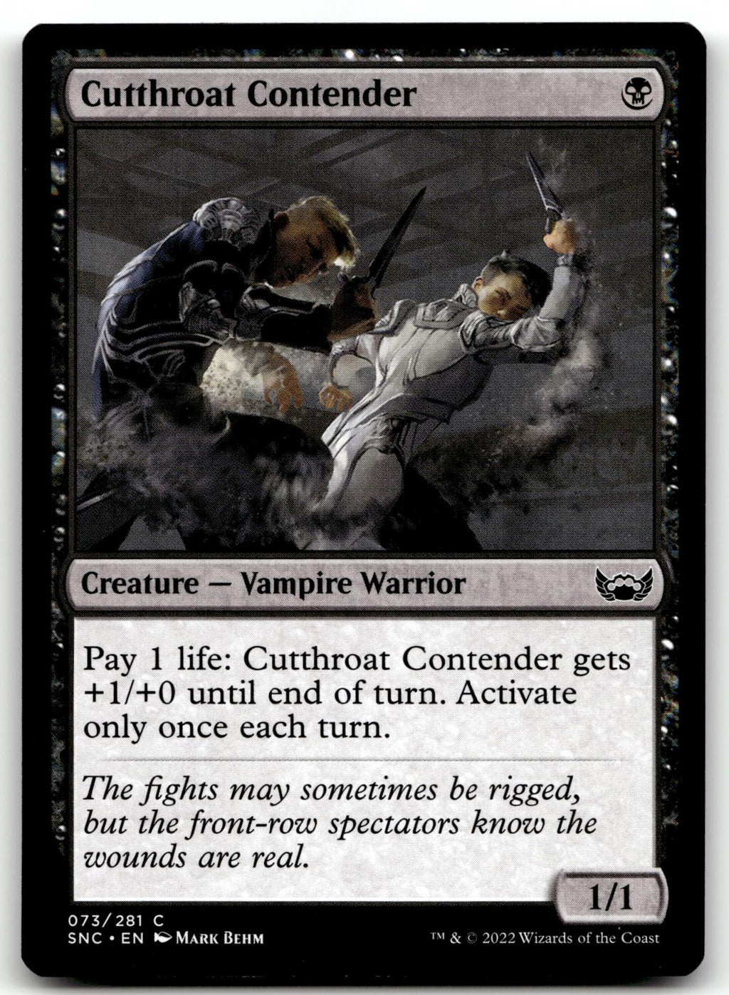 Cutthroat Contender 73 Common Streets of New Capenna Magic: The Gathering NM