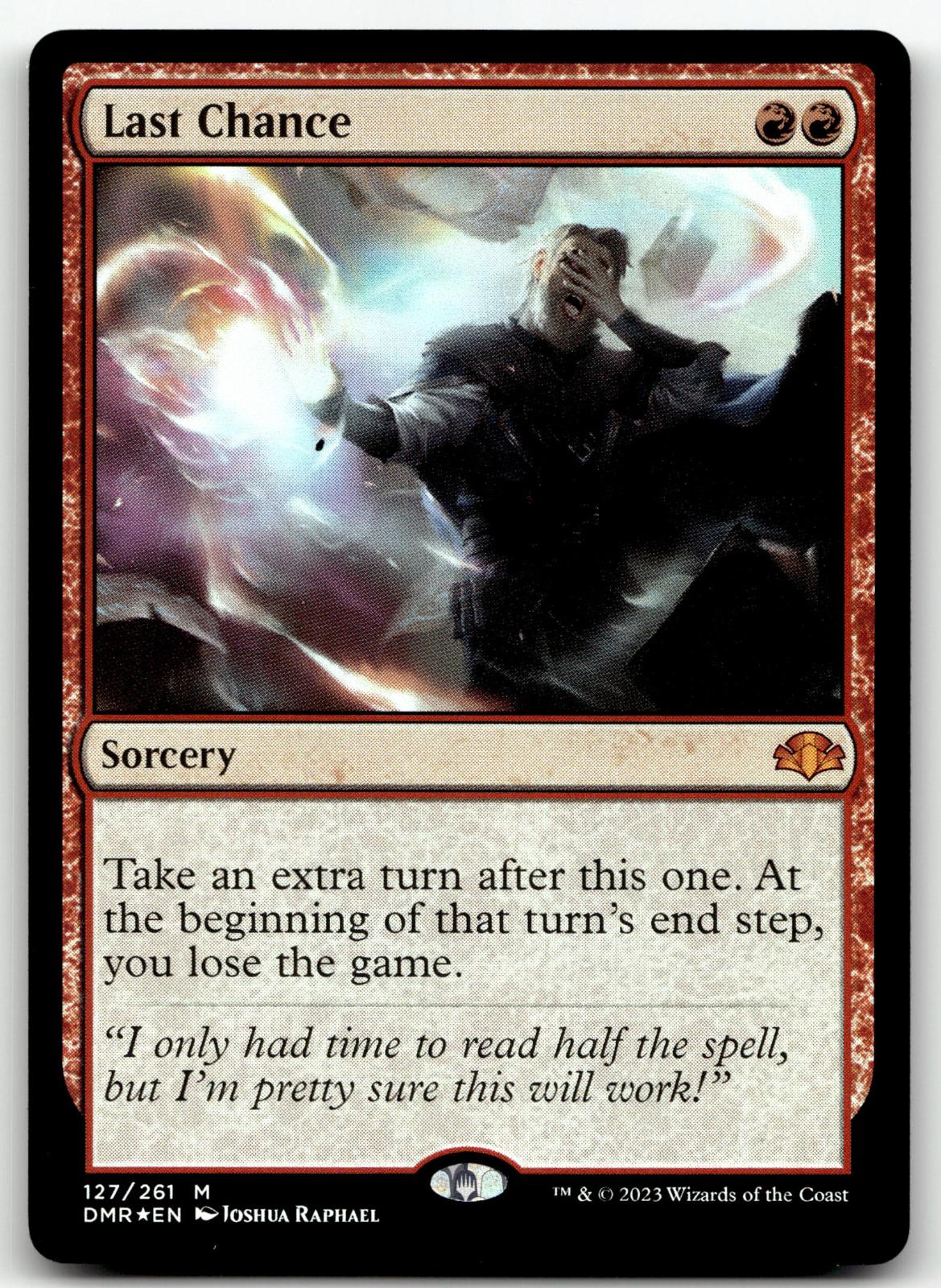 Last Chance 127 Mythic Dominaria Remastered Magic: The Gathering Foil Near Mint