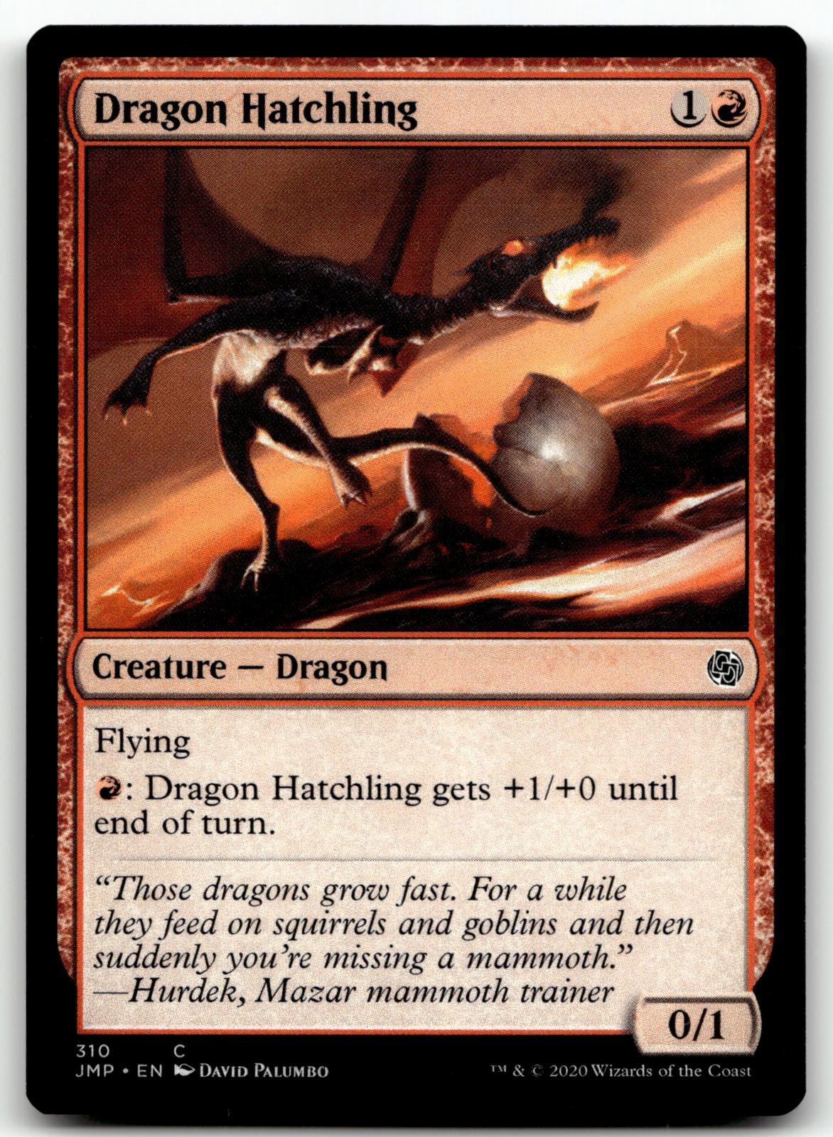 Dragon Hatchling 310 Common Jumpstart Magic: The Gathering Near Mint