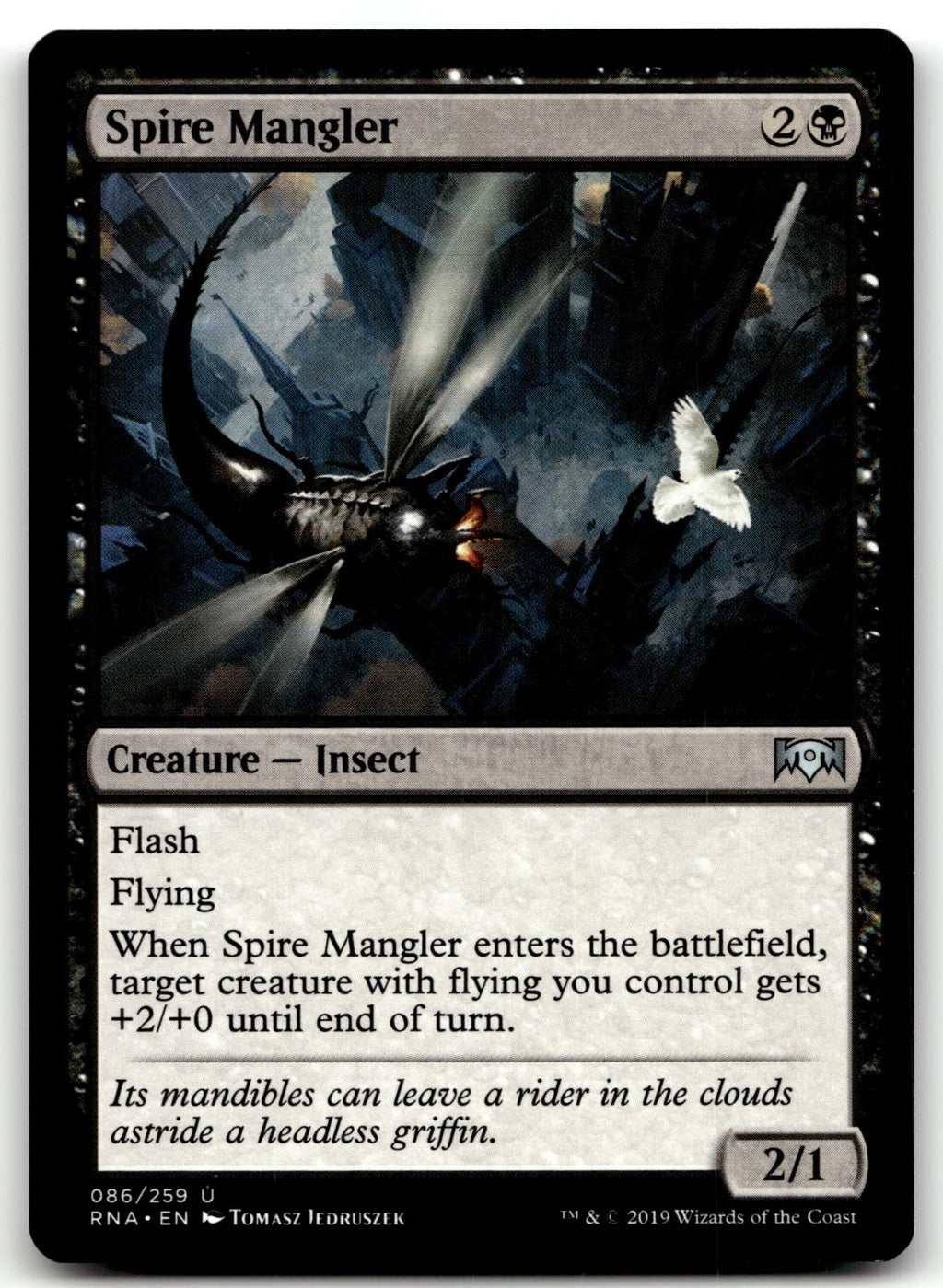 Spire Mangler 86 Uncommon Ravnica Allegiance Magic: The Gathering Near Mint