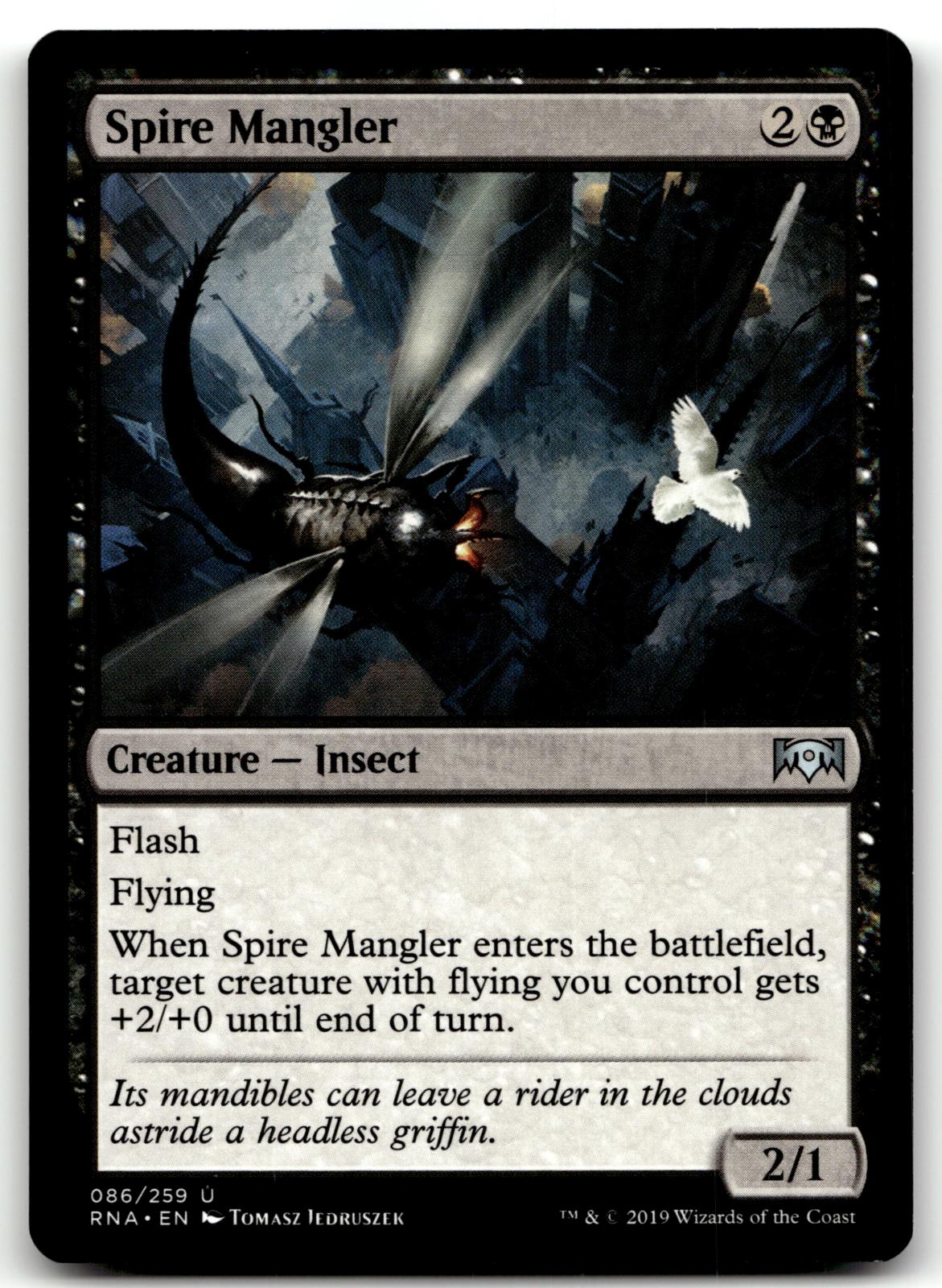 Spire Mangler 86 Uncommon Ravnica Allegiance Magic: The Gathering Near Mint