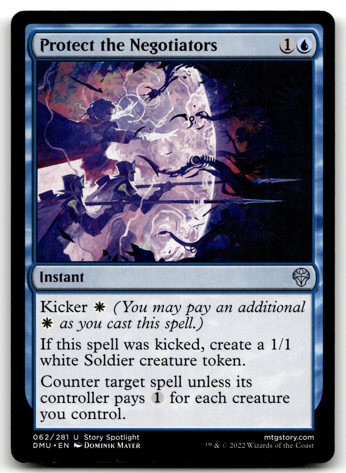 Protect the Negotiators 62 Uncommon Dominaria United Magic: The Gathering NM