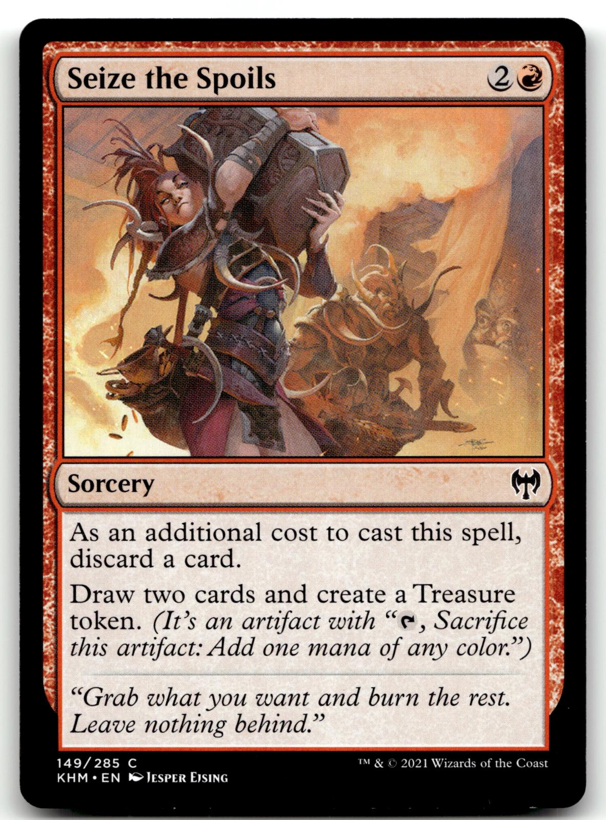 Seize the Spoils 149 Common Kaldheim Magic: The Gathering Near Mint