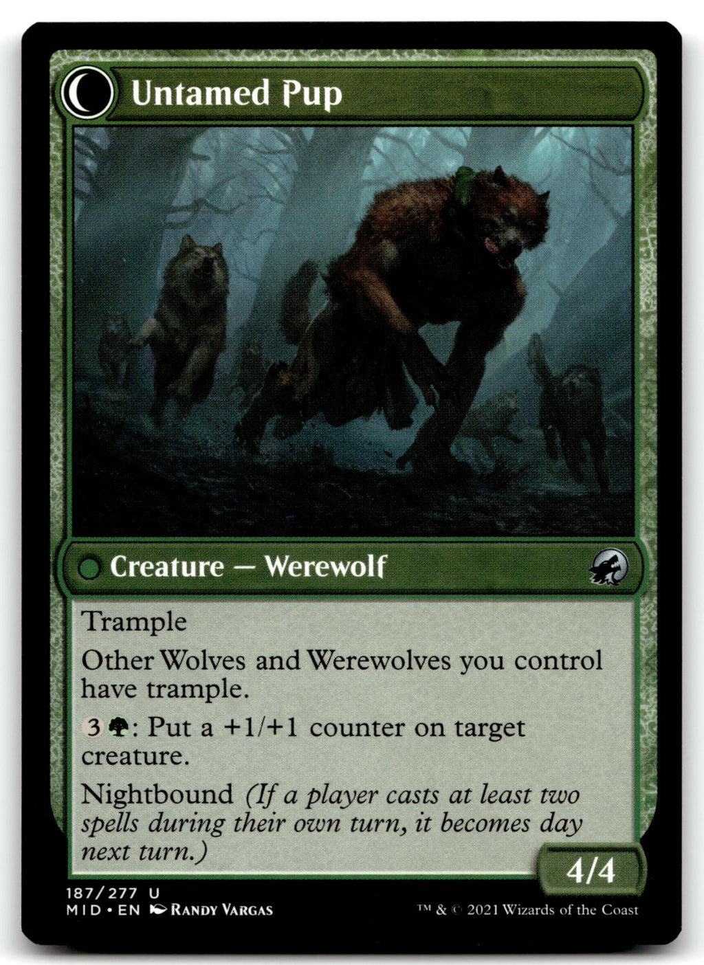 Hound Tamer 187 Uncommon Innistrad: Midnight Hunt Magic: The Gathering Near Mint