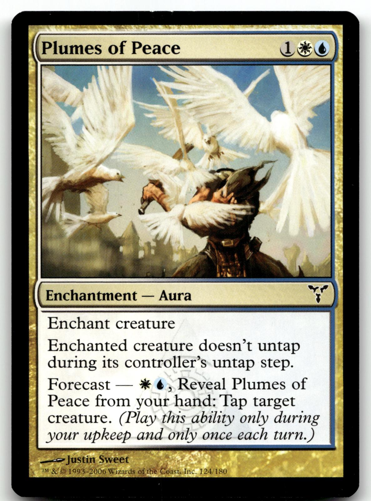 Plumes of Peace 124 Common Dissension Magic: The Gathering Near Mint