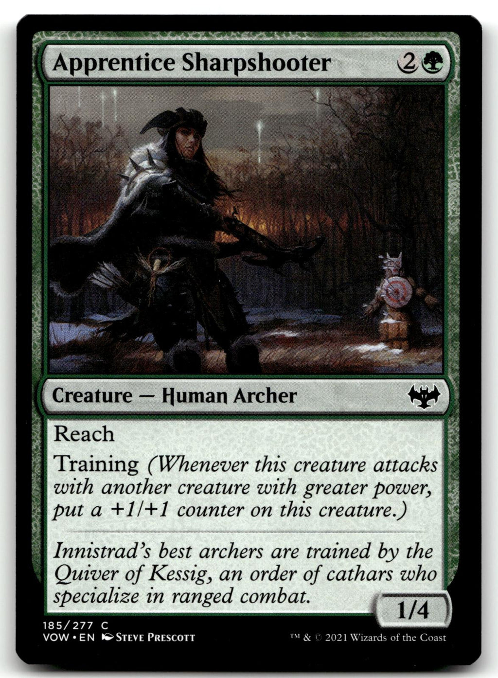 Apprentice Sharpshooter 185 Innistrad: Crimson Vow Magic: The Gathering NM