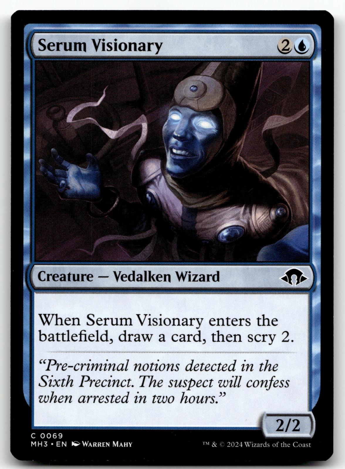 Serum Visionary 69 Common Modern Horizons 3 Magic: The Gathering Near Mint