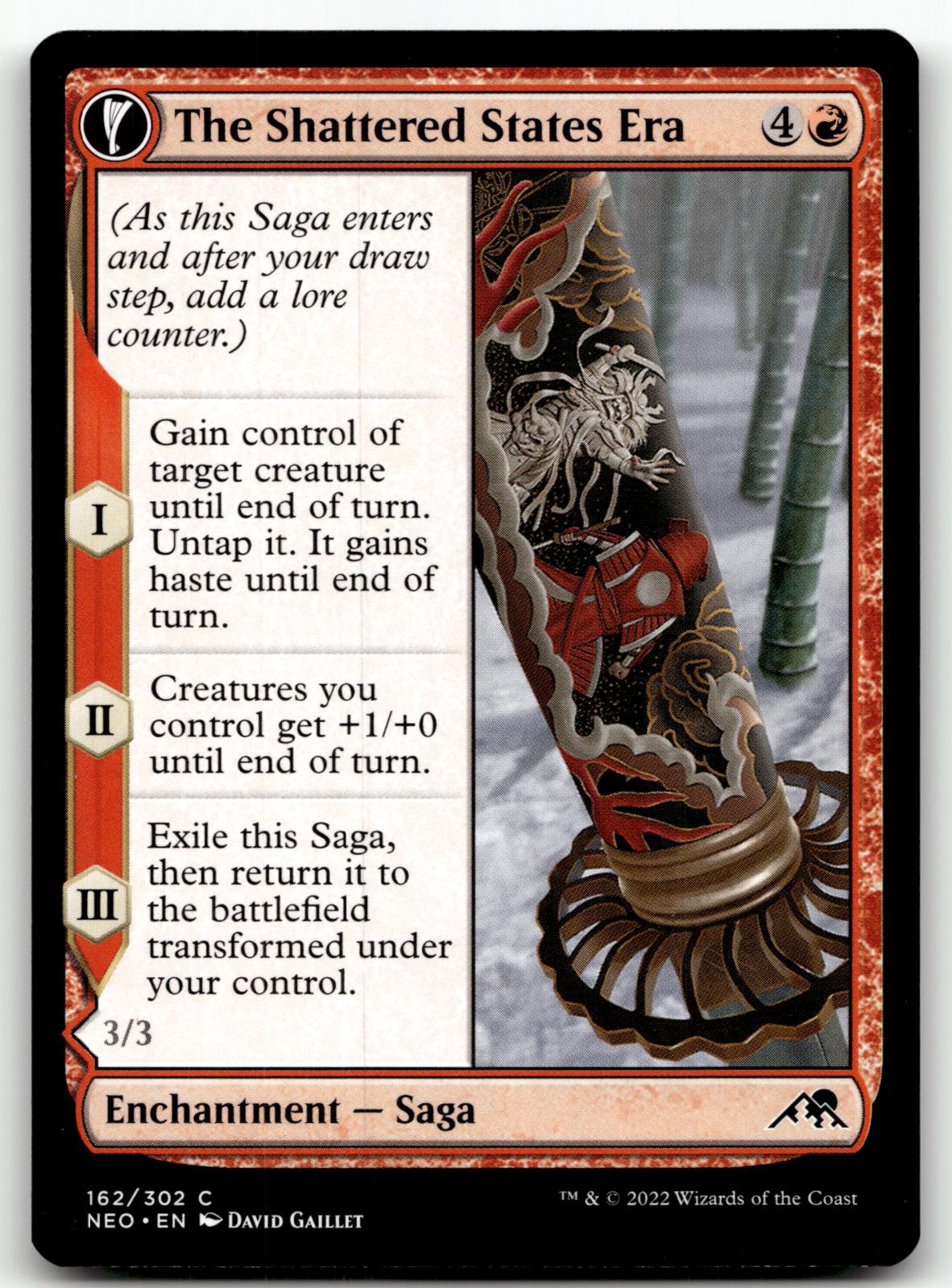 The Shattered States Era 162 Kamigawa: Neon Dynasty Magic: The Gathering NM