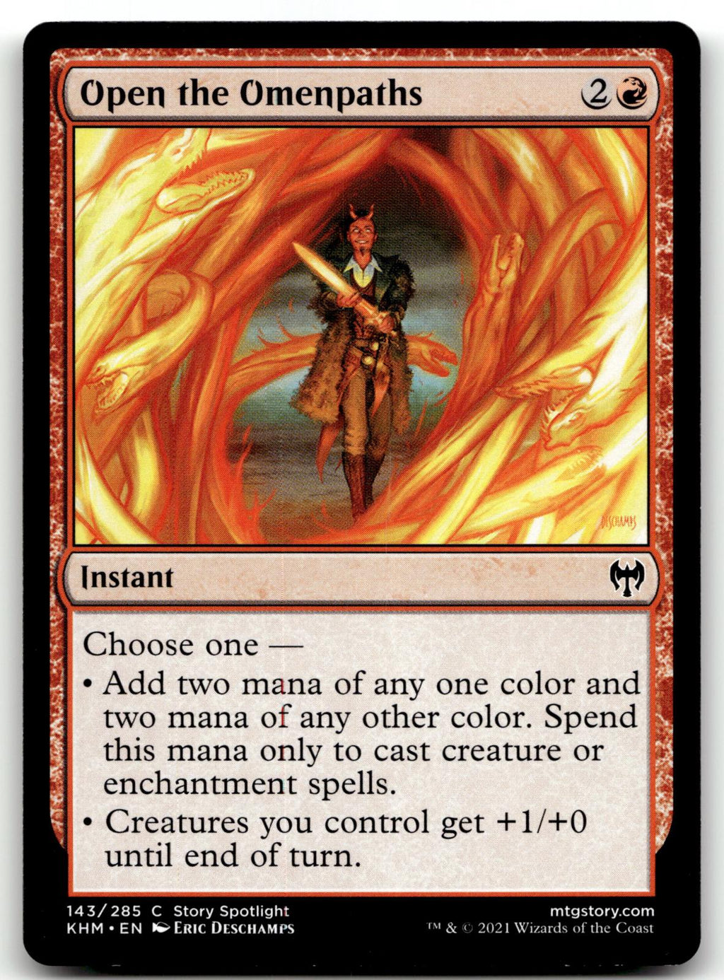 Open the Omenpaths 143 Common Kaldheim Magic: The Gathering Near Mint
