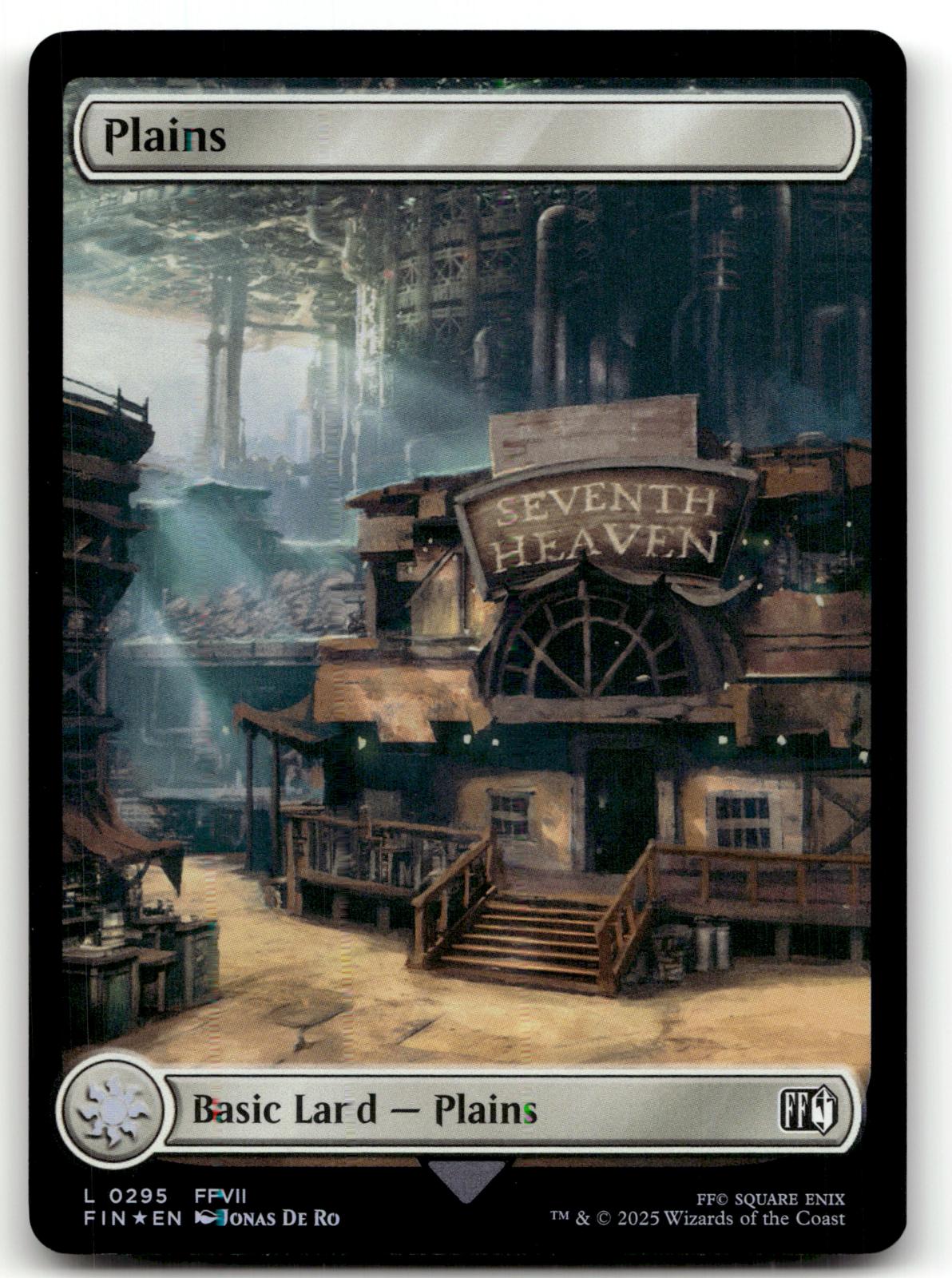 Plains (0295) 295 Land FINAL FANTASY Magic: The Gathering Foil Near Mint