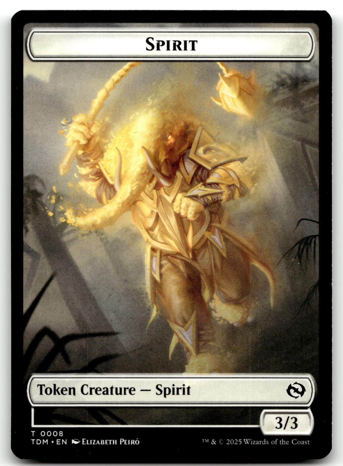 Spirit Token (001) 1 Token Masters 25 Magic: The Gathering Near Mint
