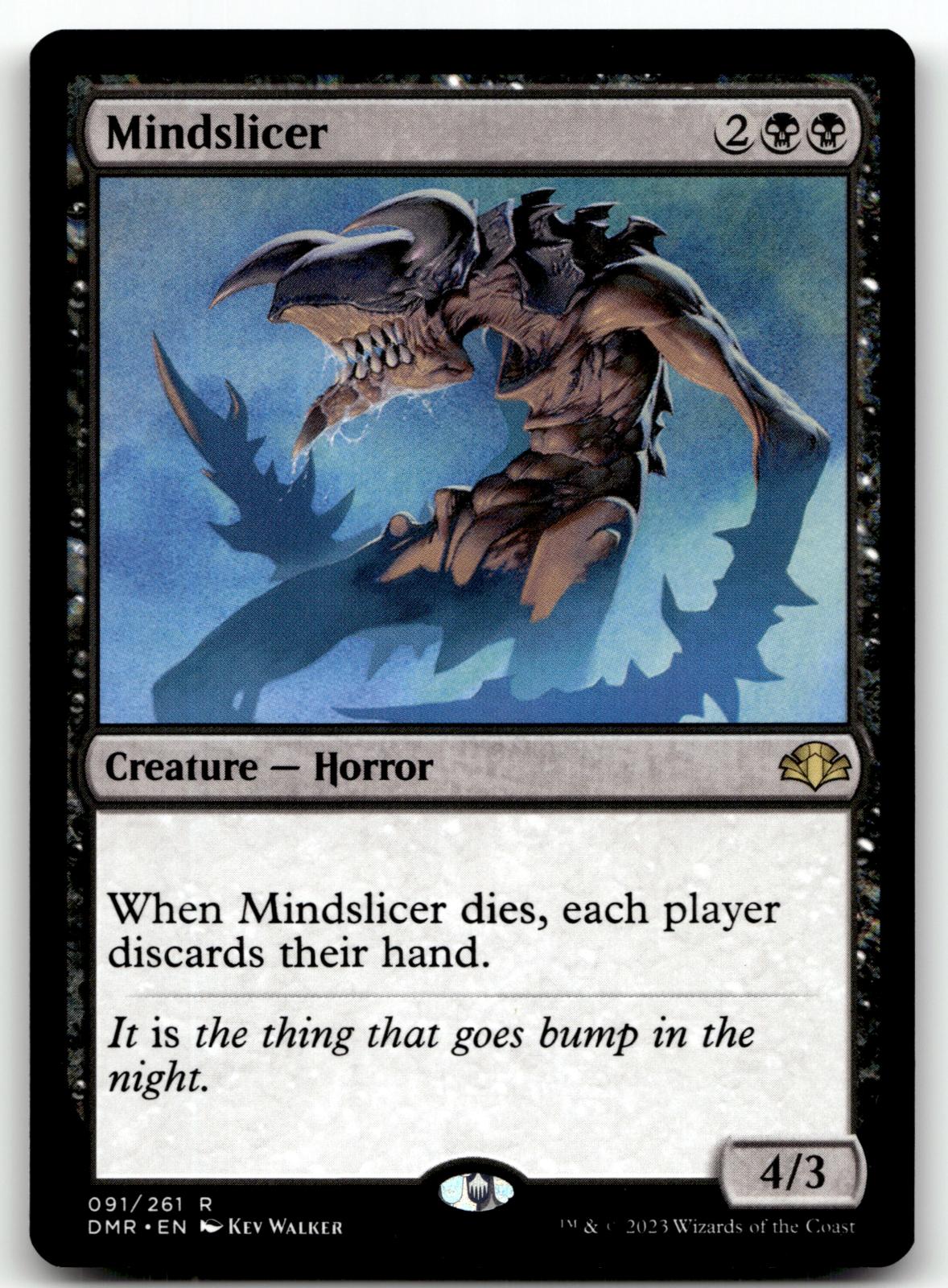 Mindslicer 91 Rare Dominaria Remastered Magic: The Gathering Near Mint