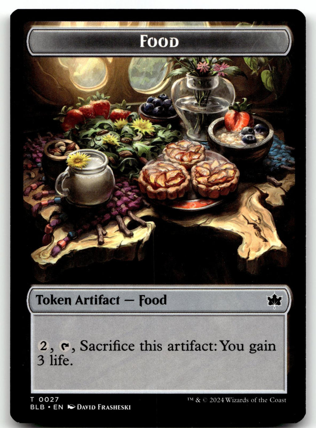Food Token 27 Token Bloomburrow Magic: The Gathering Near Mint