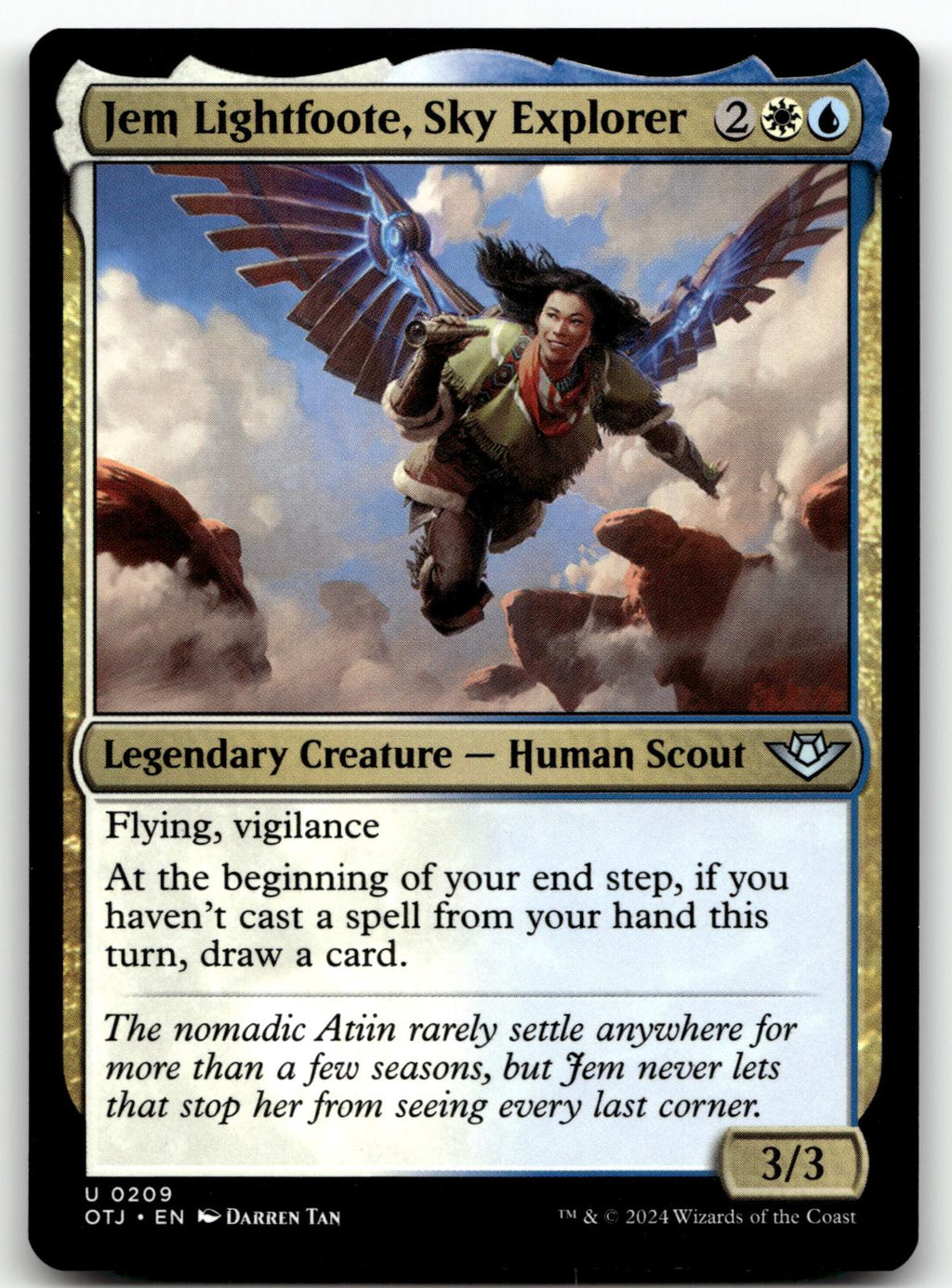 Jem Lightfoote, Sky Explorer 209 Outlaws of Thunder Junction Magic: 