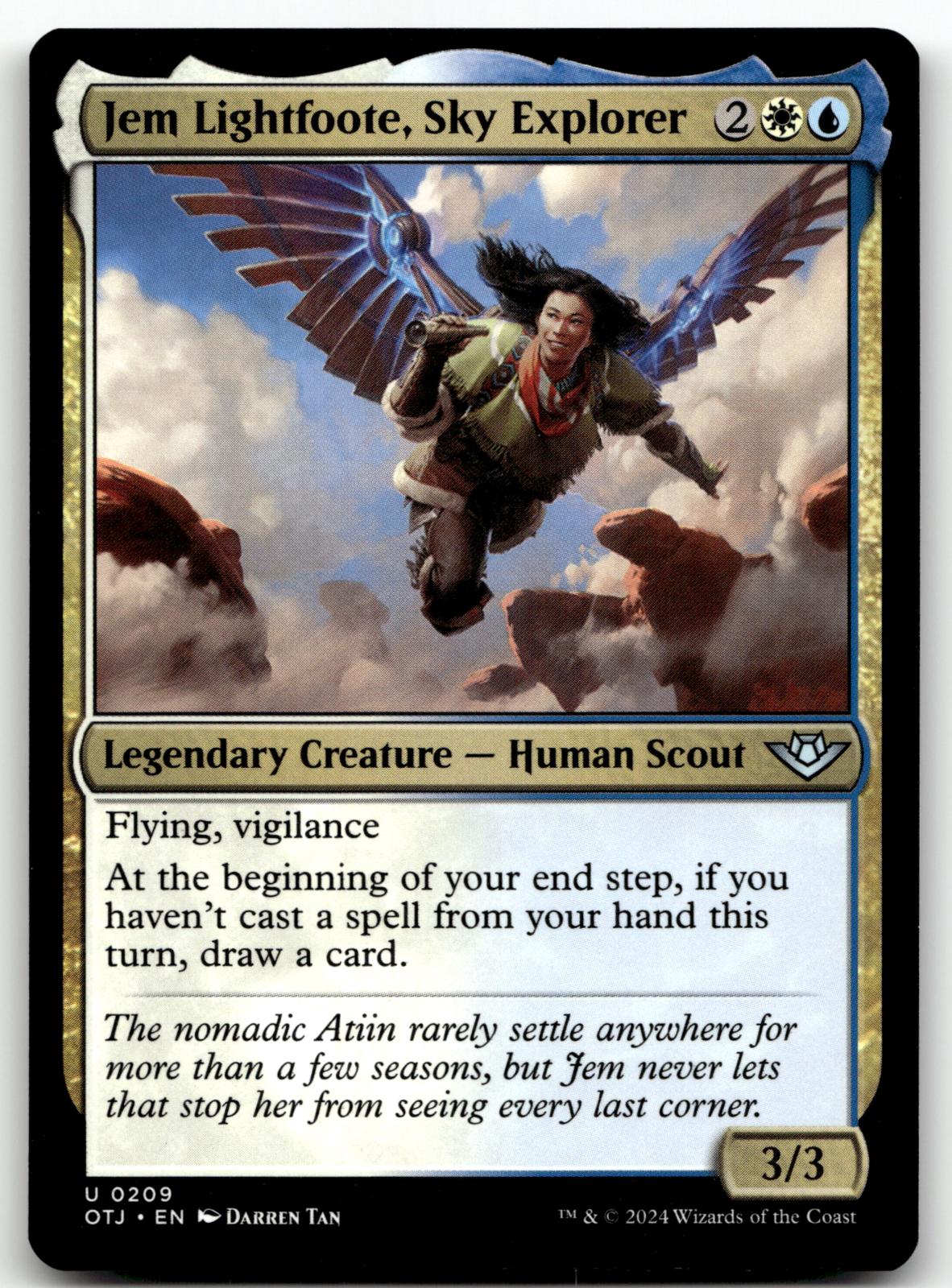Jem Lightfoote, Sky Explorer 209 Outlaws of Thunder Junction Magic: 