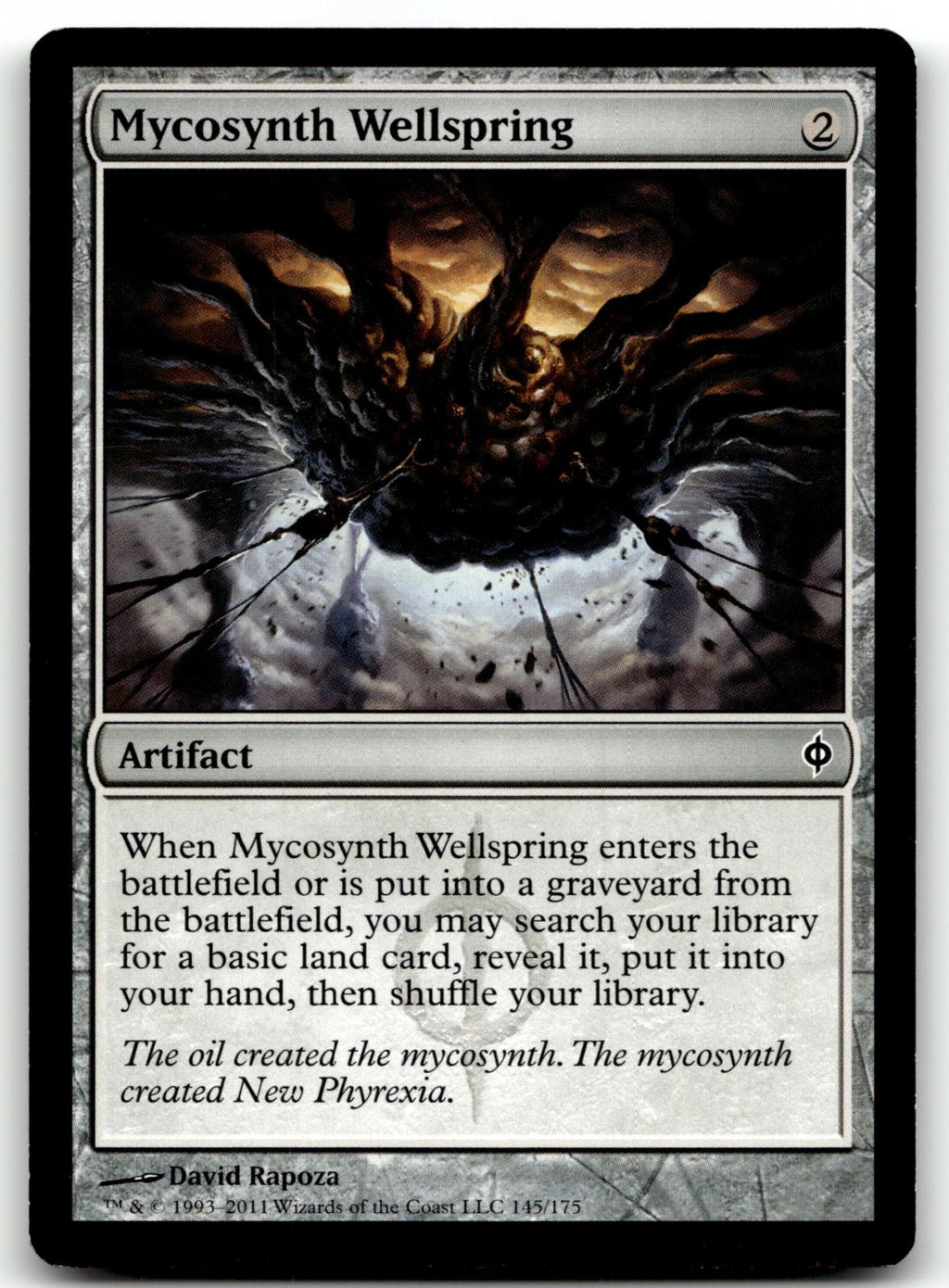 Mycosynth Wellspring 145 Common New Phyrexia Magic: The Gathering Near Mint