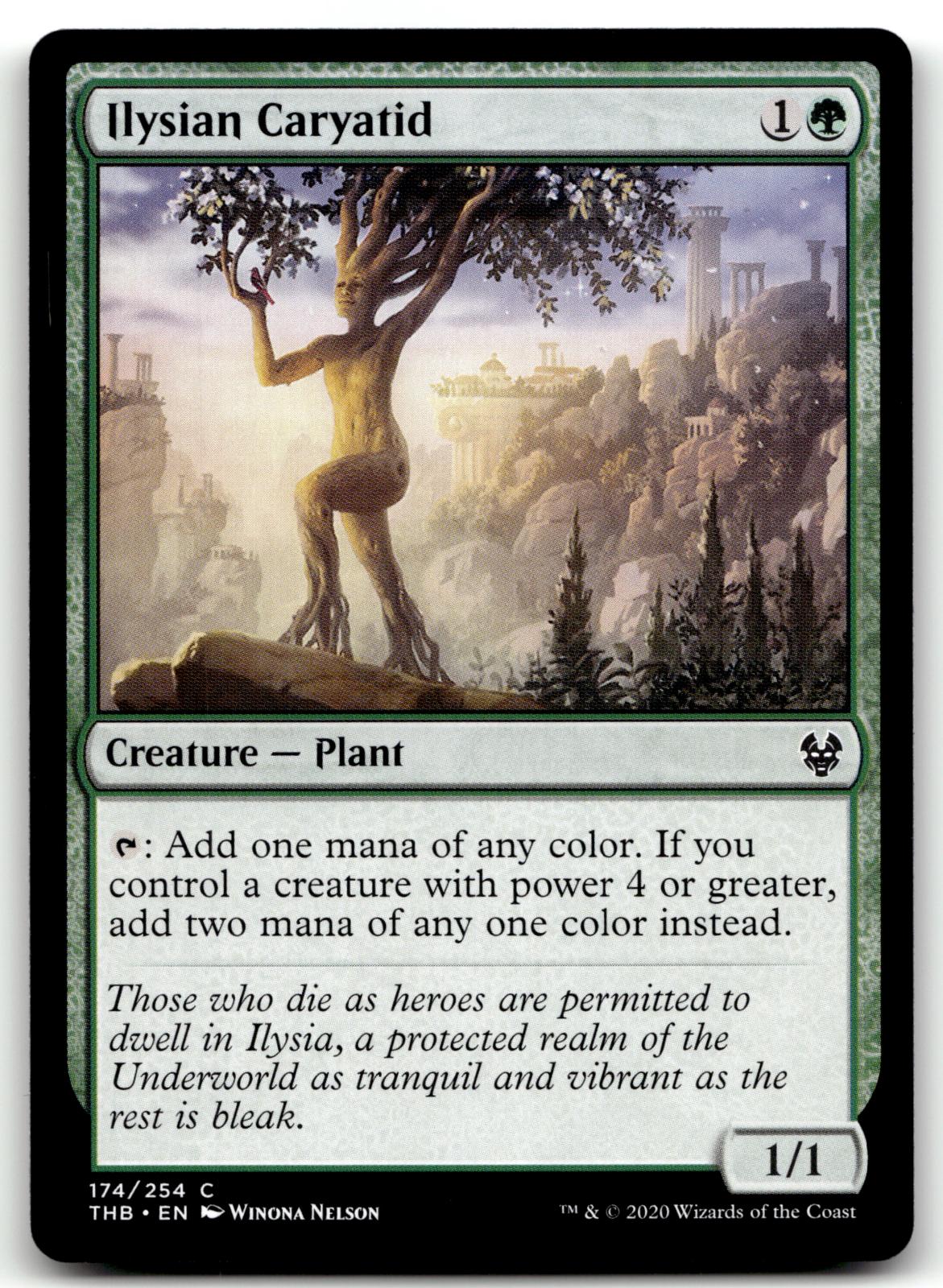 Ilysian Caryatid 174 Common Theros Beyond Death Magic: The Gathering Near Mint