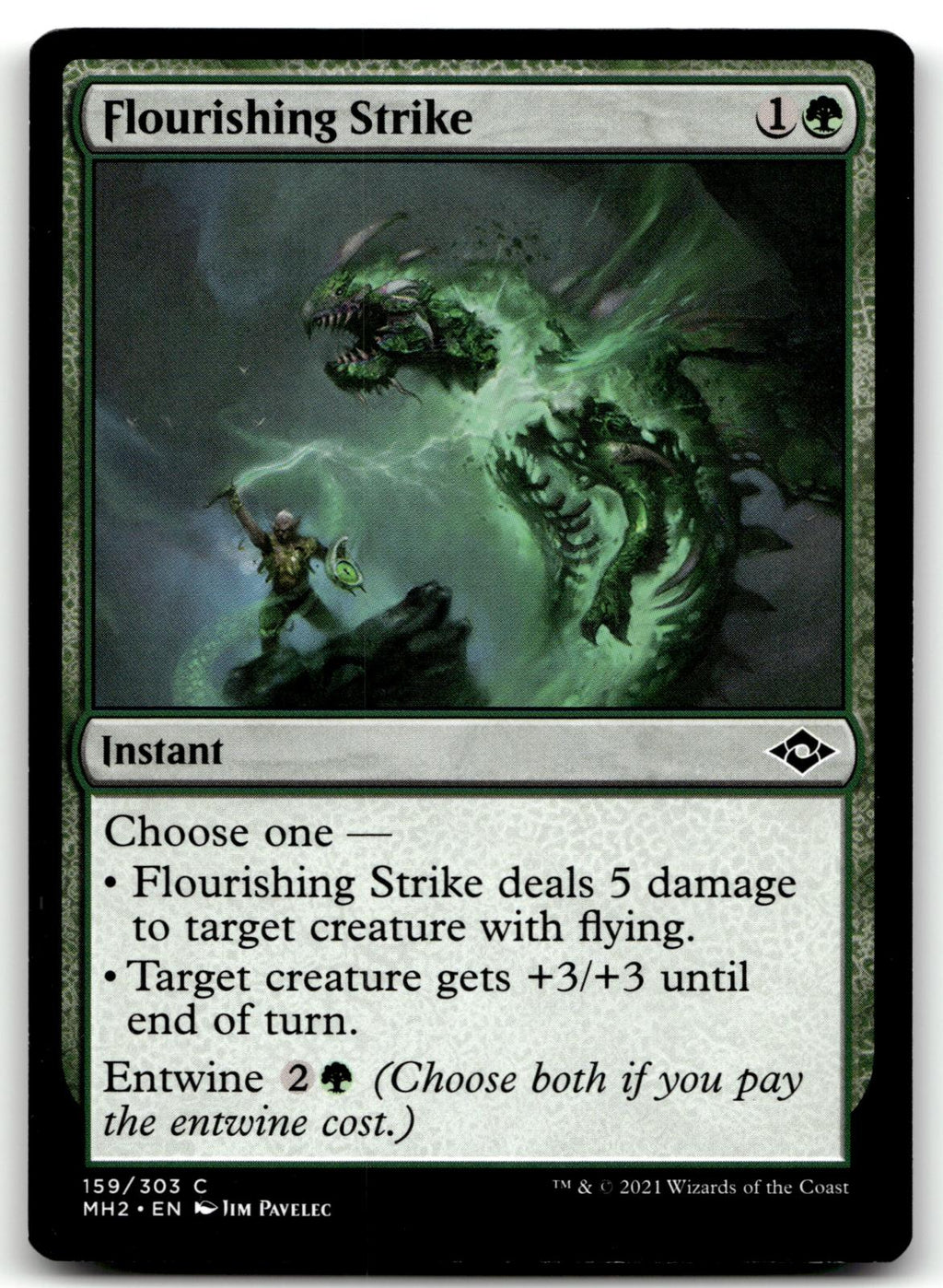 Flourishing Strike 159 Common Modern Horizons 2 Magic: The Gathering Near Mint