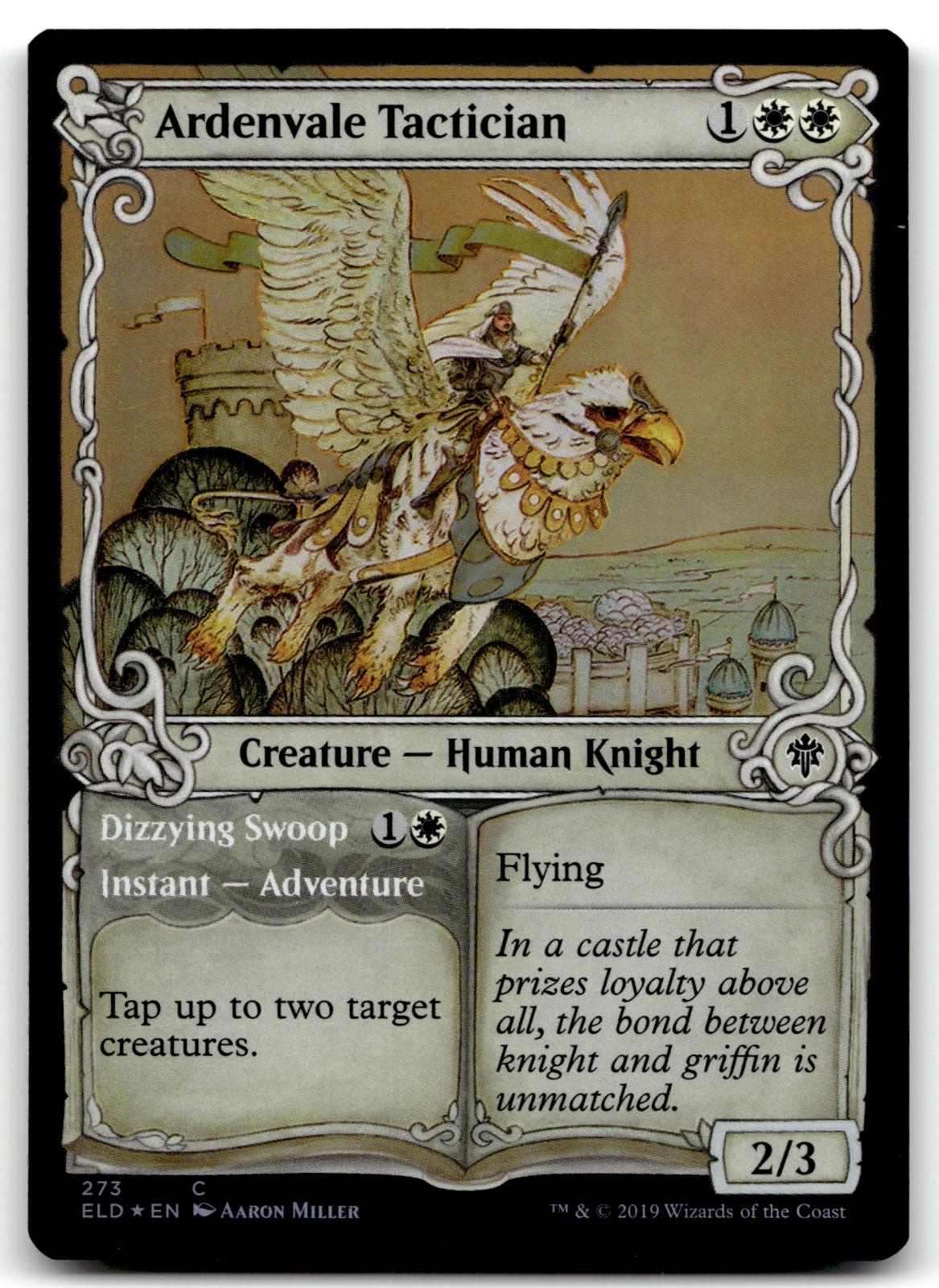 Ardenvale Tactician (Showcase) 273 Throne of Eldraine Magic: The Gathering Foil NM