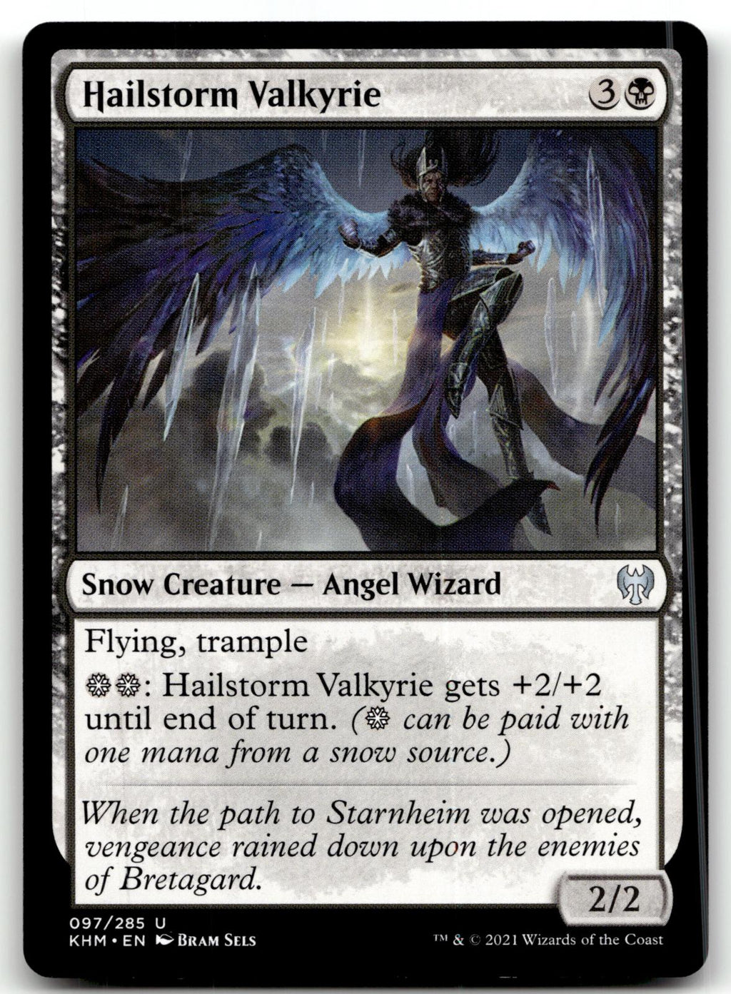 Hailstorm Valkyrie 97 Uncommon Kaldheim Magic: The Gathering Near Mint