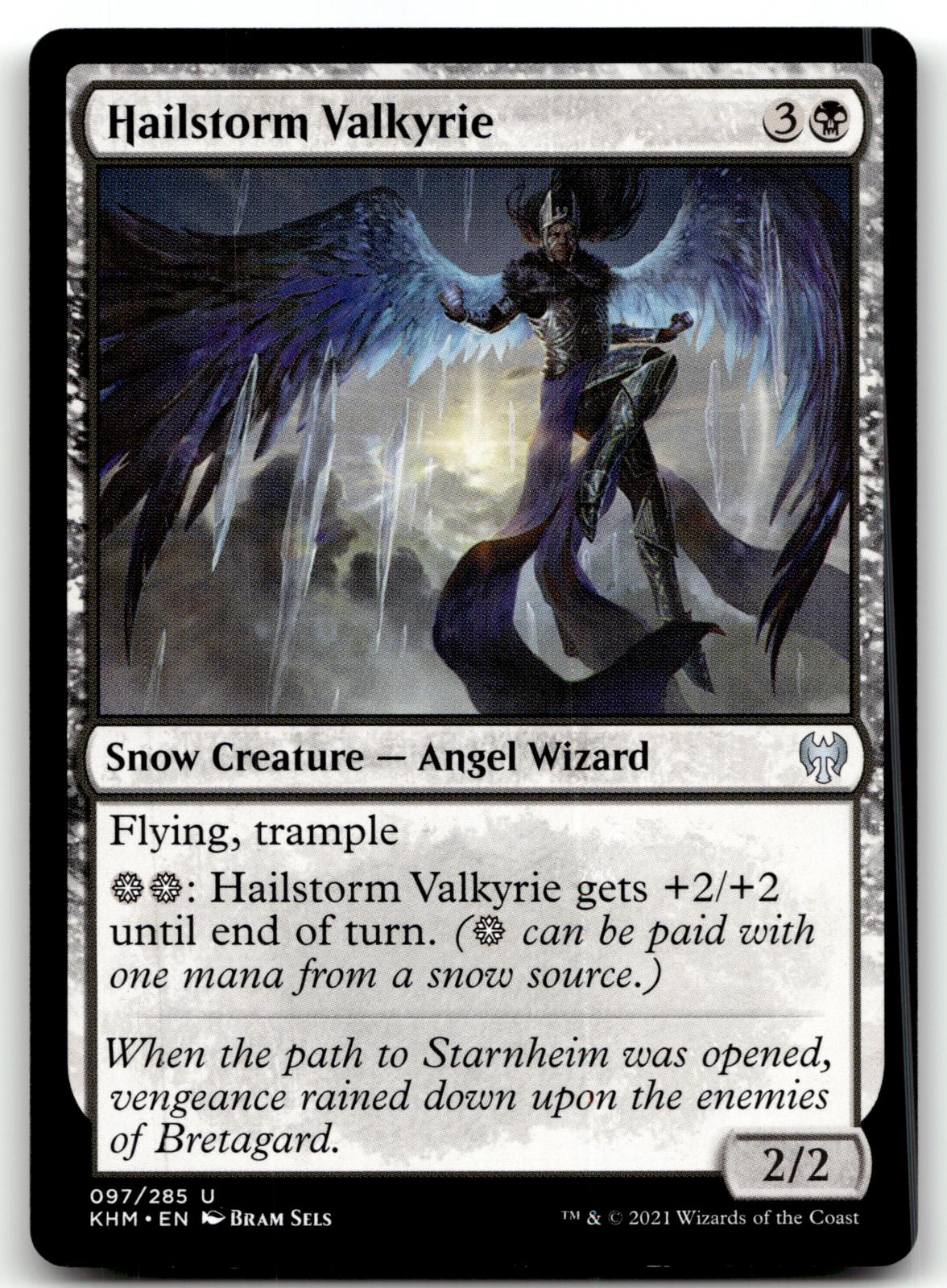 Hailstorm Valkyrie 97 Uncommon Kaldheim Magic: The Gathering Near Mint