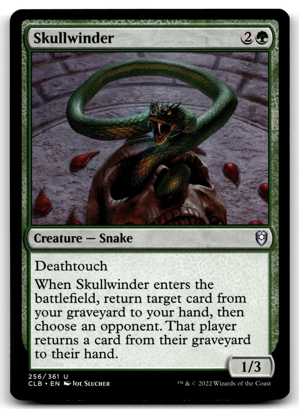 Skullwinder 256 Commander Legends: Battle for Baldur's Gate Magic: The Gathering