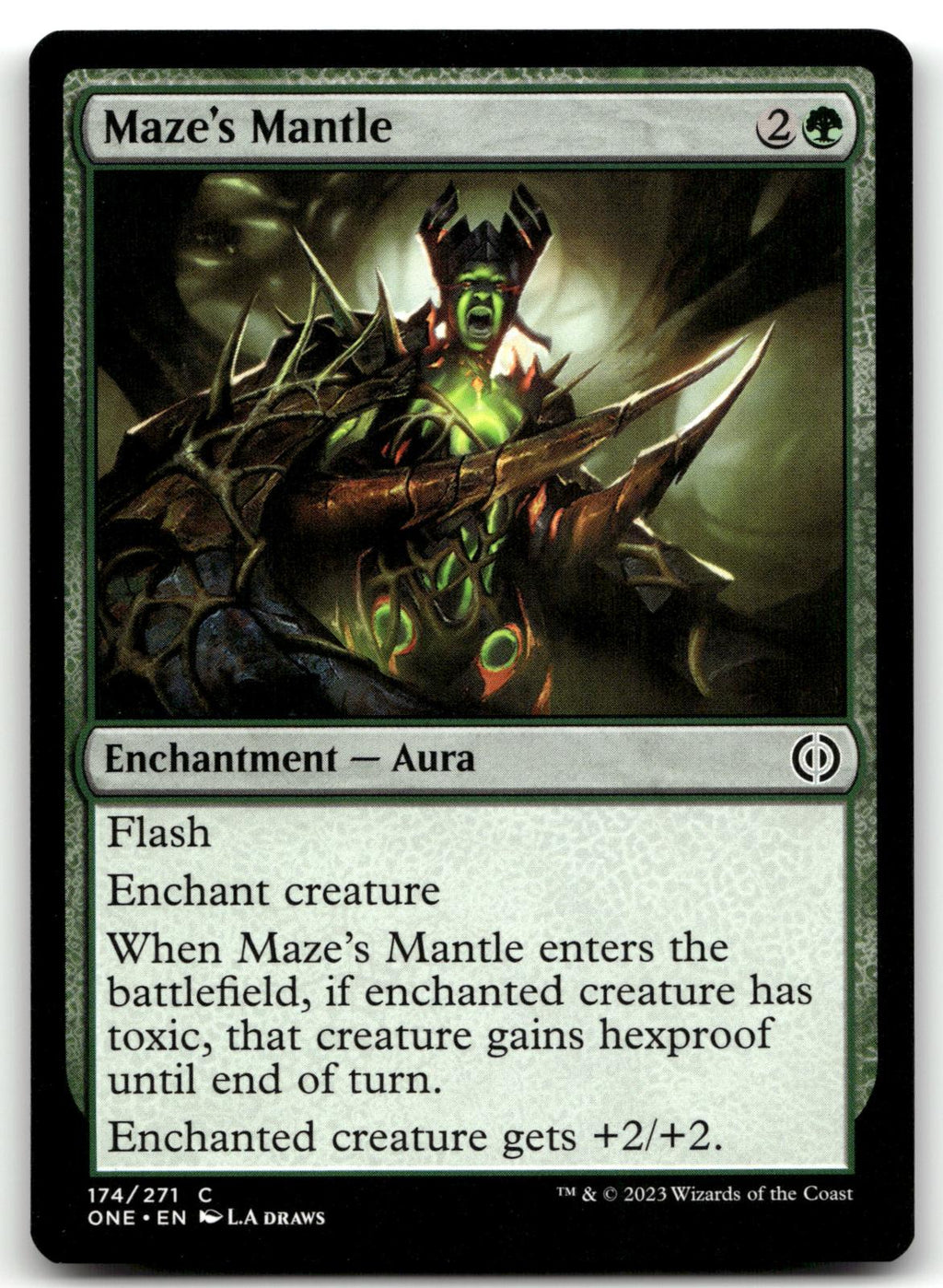 Maze's Mantle 174 Common Phyrexia: All Will Be One Magic: The Gathering NM
