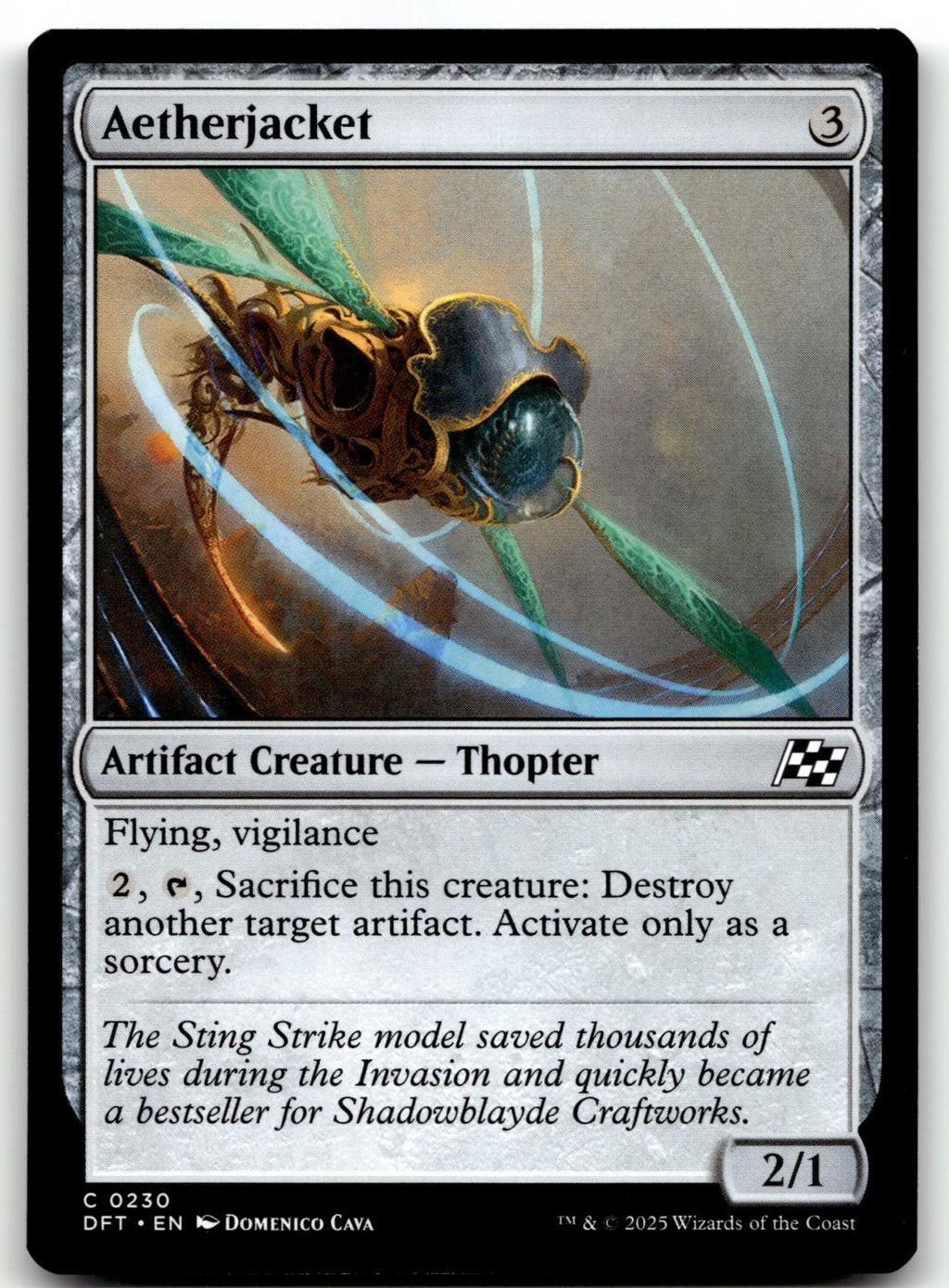 Aetherjacket 230 Common Aetherdrift Magic: The Gathering Near Mint