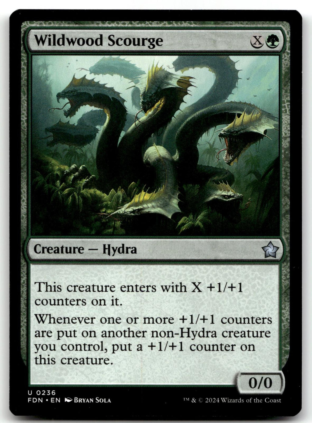 Wildwood Scourge 236 Uncommon Foundations Magic: The Gathering Near Mint