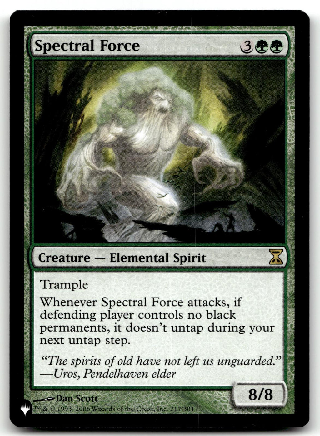 Spectral Force 217/301 Rare The List Reprints Magic: The Gathering Near Mint