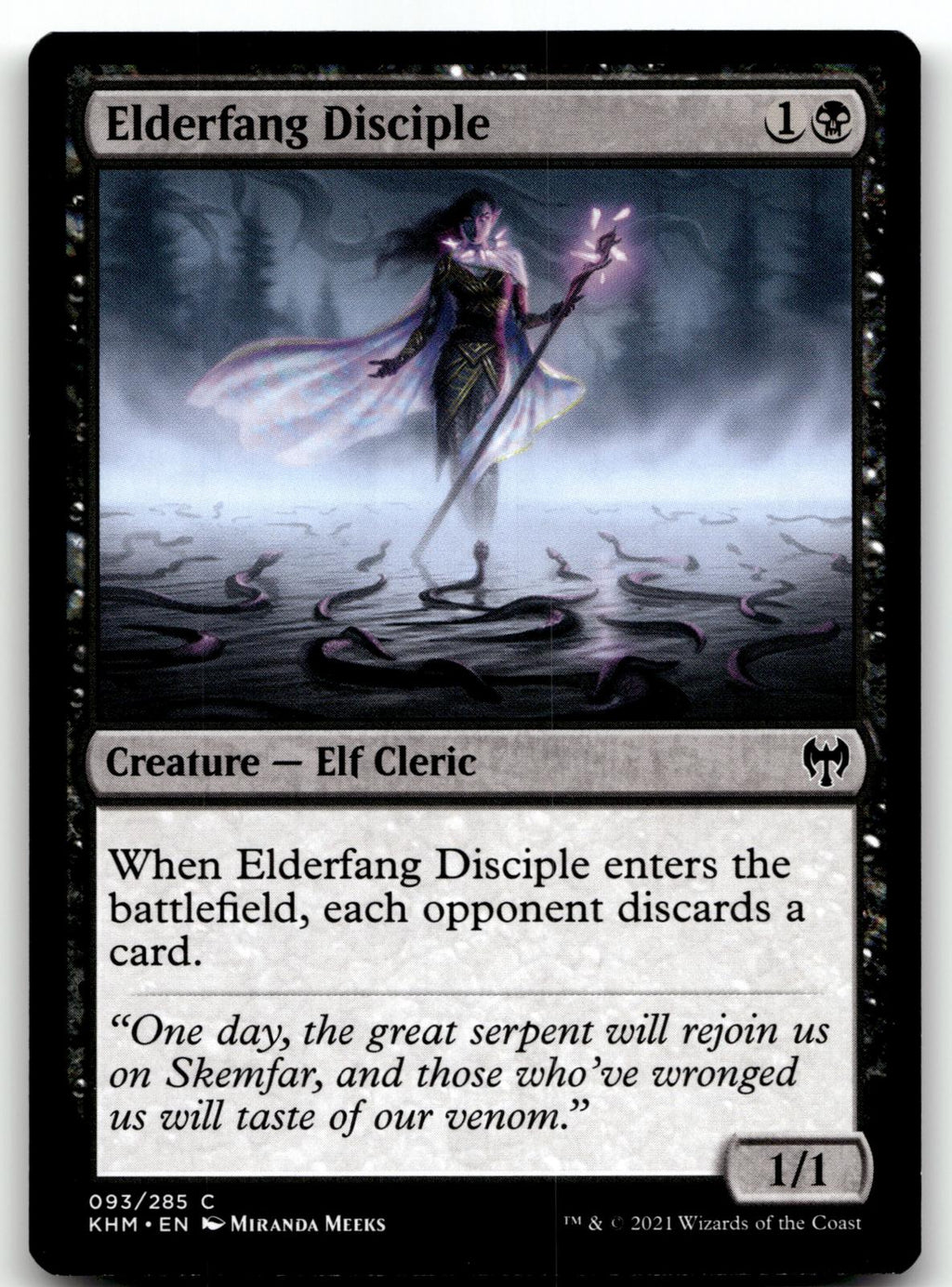 Elderfang Disciple 93 Common Kaldheim Magic: The Gathering Near Mint