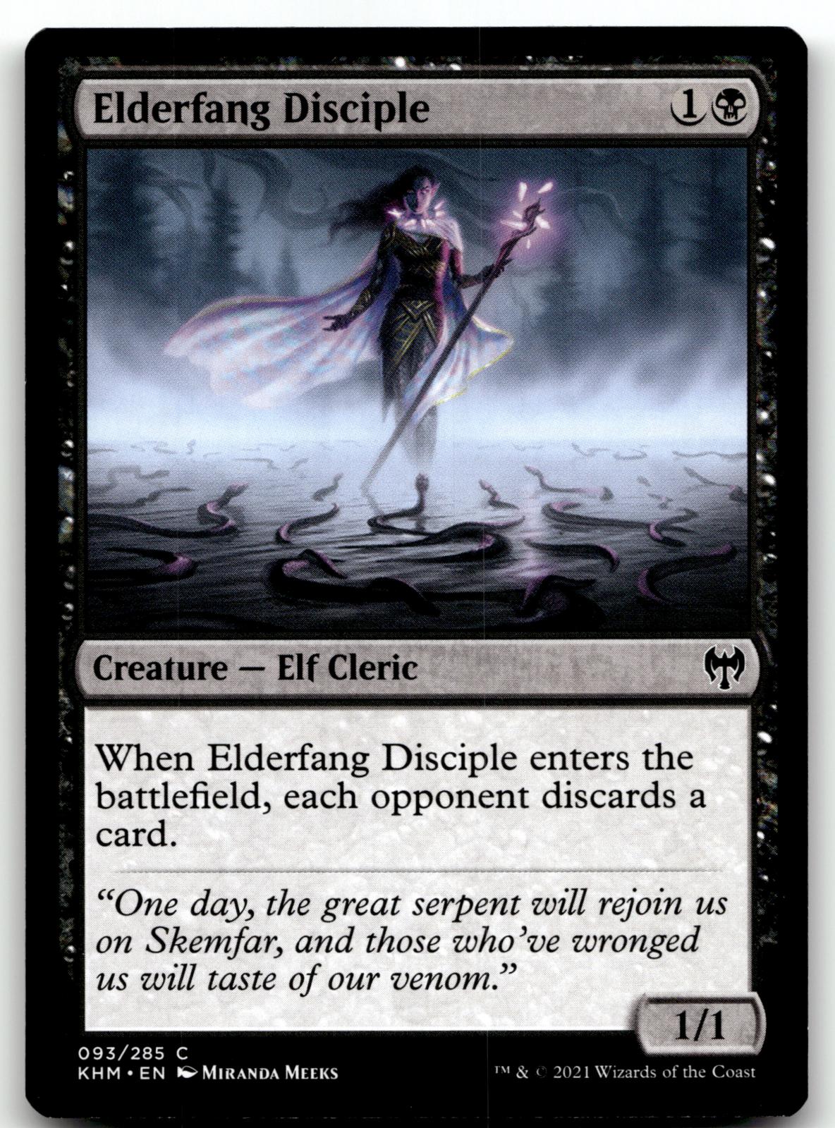 Elderfang Disciple 93 Common Kaldheim Magic: The Gathering Near Mint