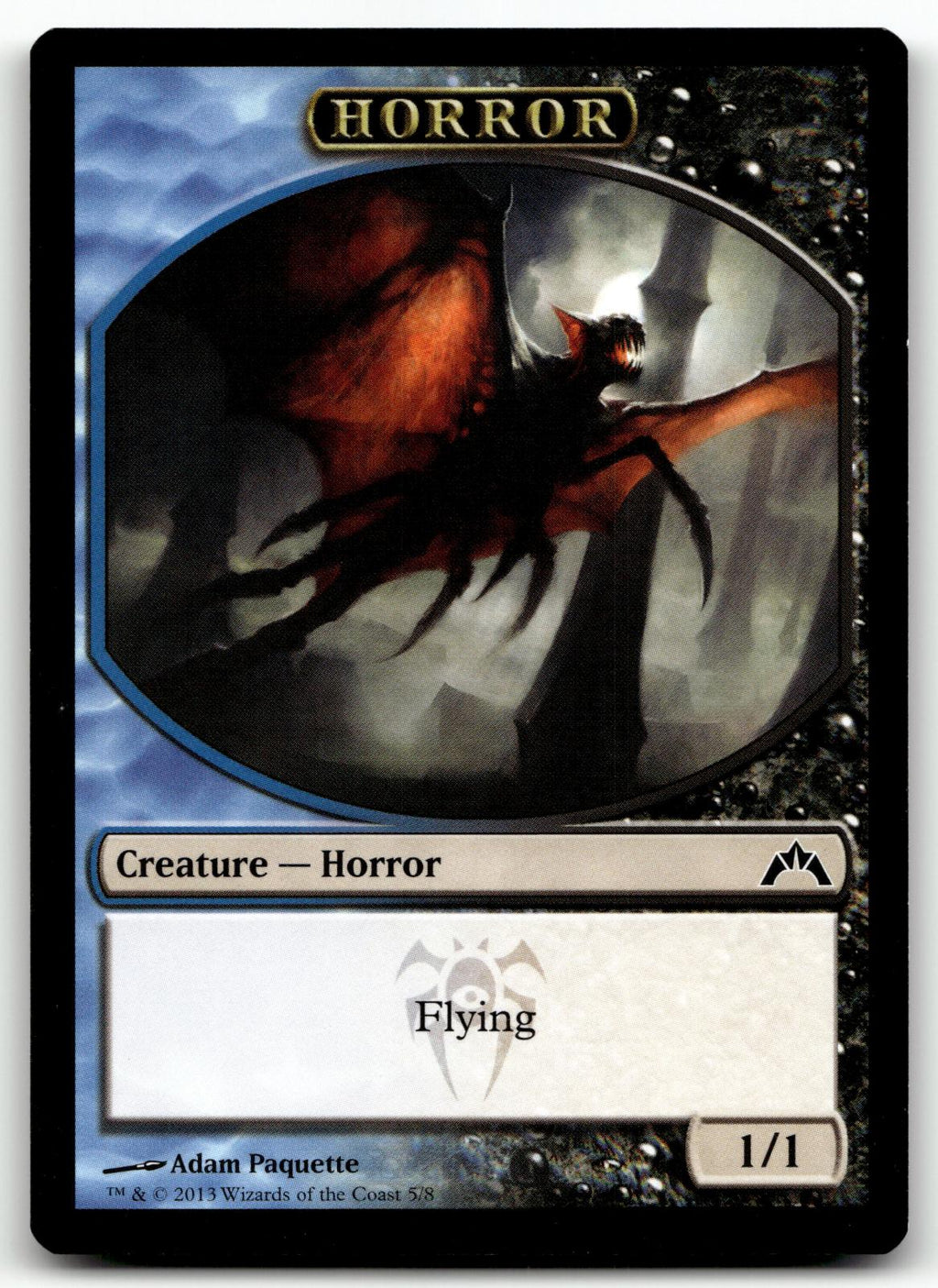Horror Token 5 Token Gatecrash Magic: The Gathering Near Mint