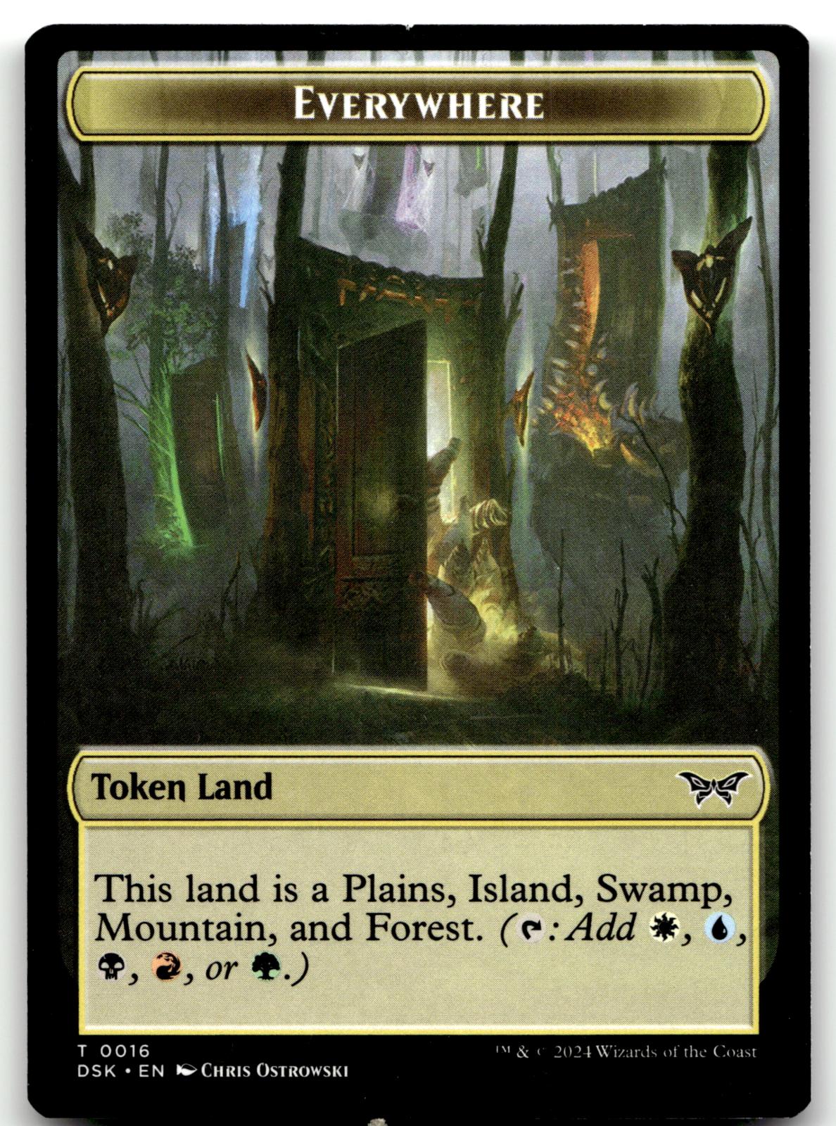 Everywhere Token 16 Token Duskmourn: House of Horror Magic: The Gathering NM